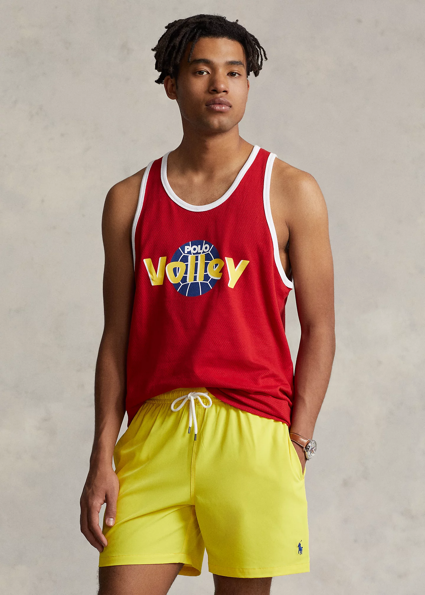 Waffle-Knit Graphic Tank