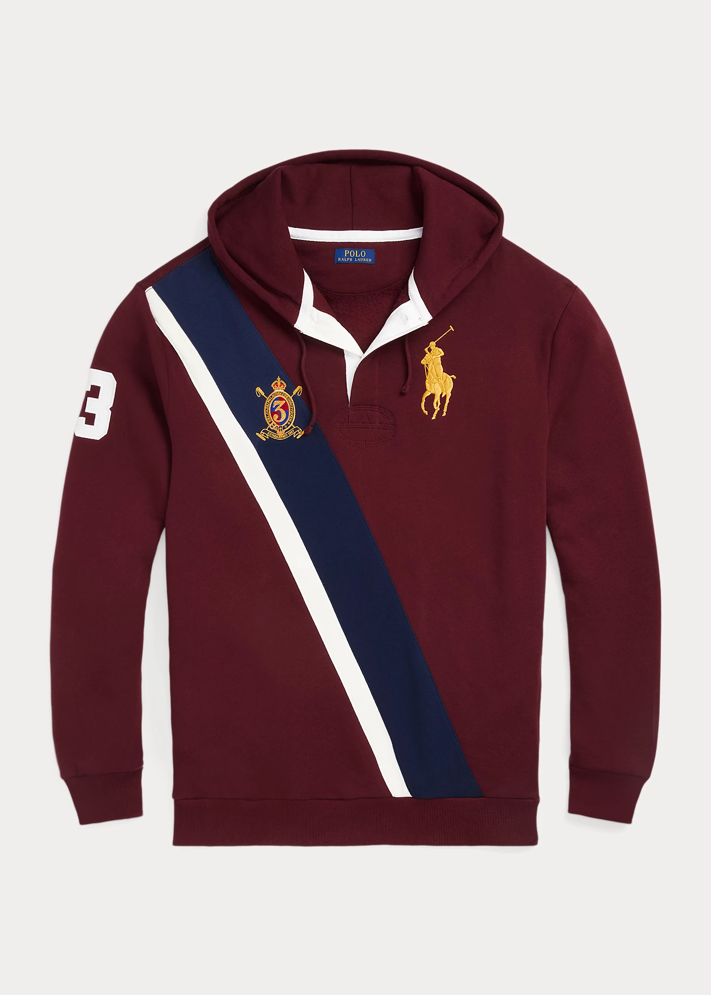 Big Pony Fleece Rugby Hoodie