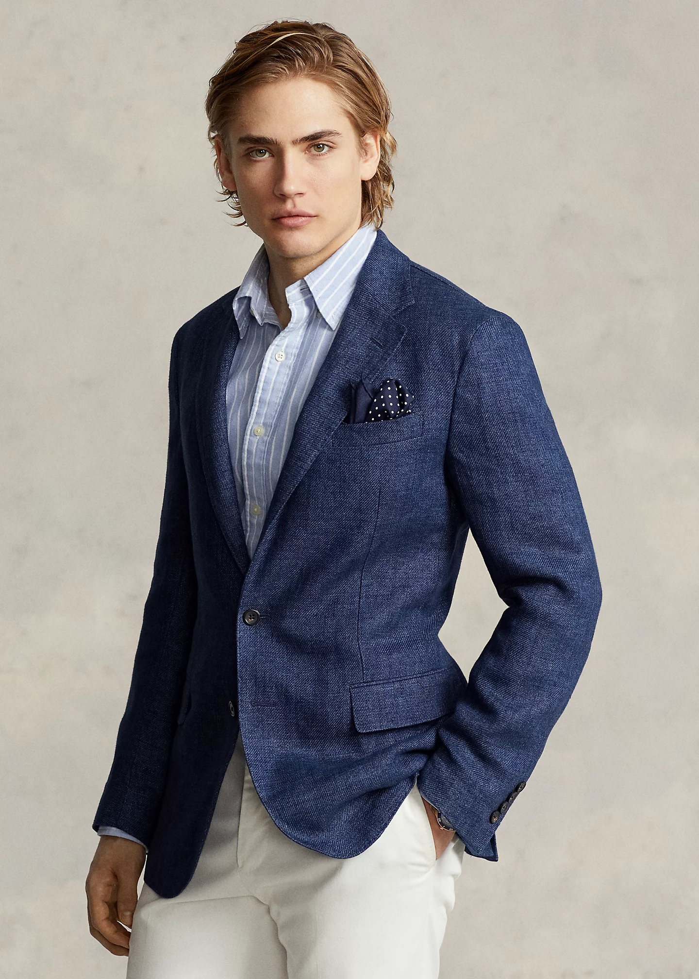 Polo Soft Tailored Linen Suit Jacket