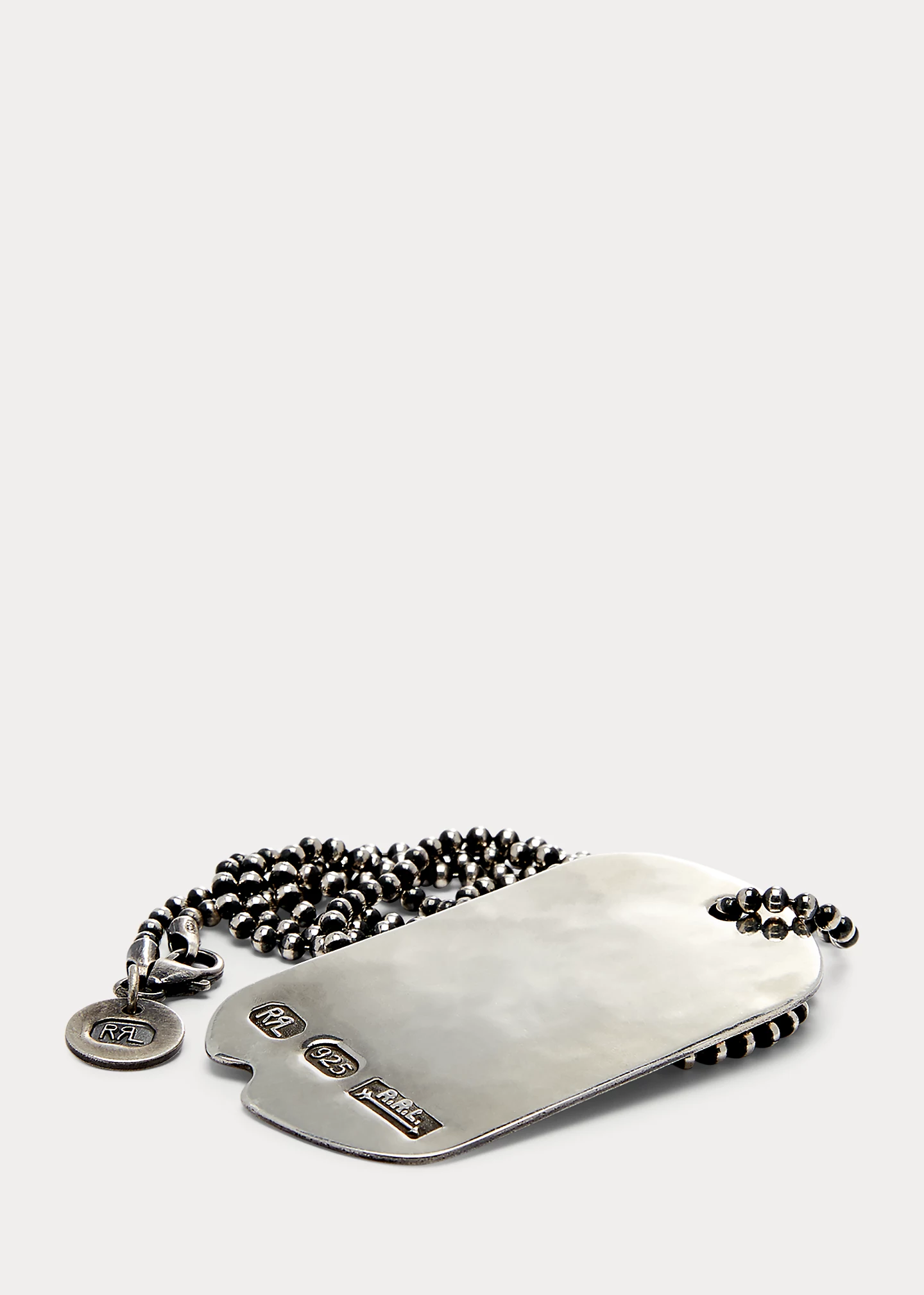 Silver Dog-Tag Necklace