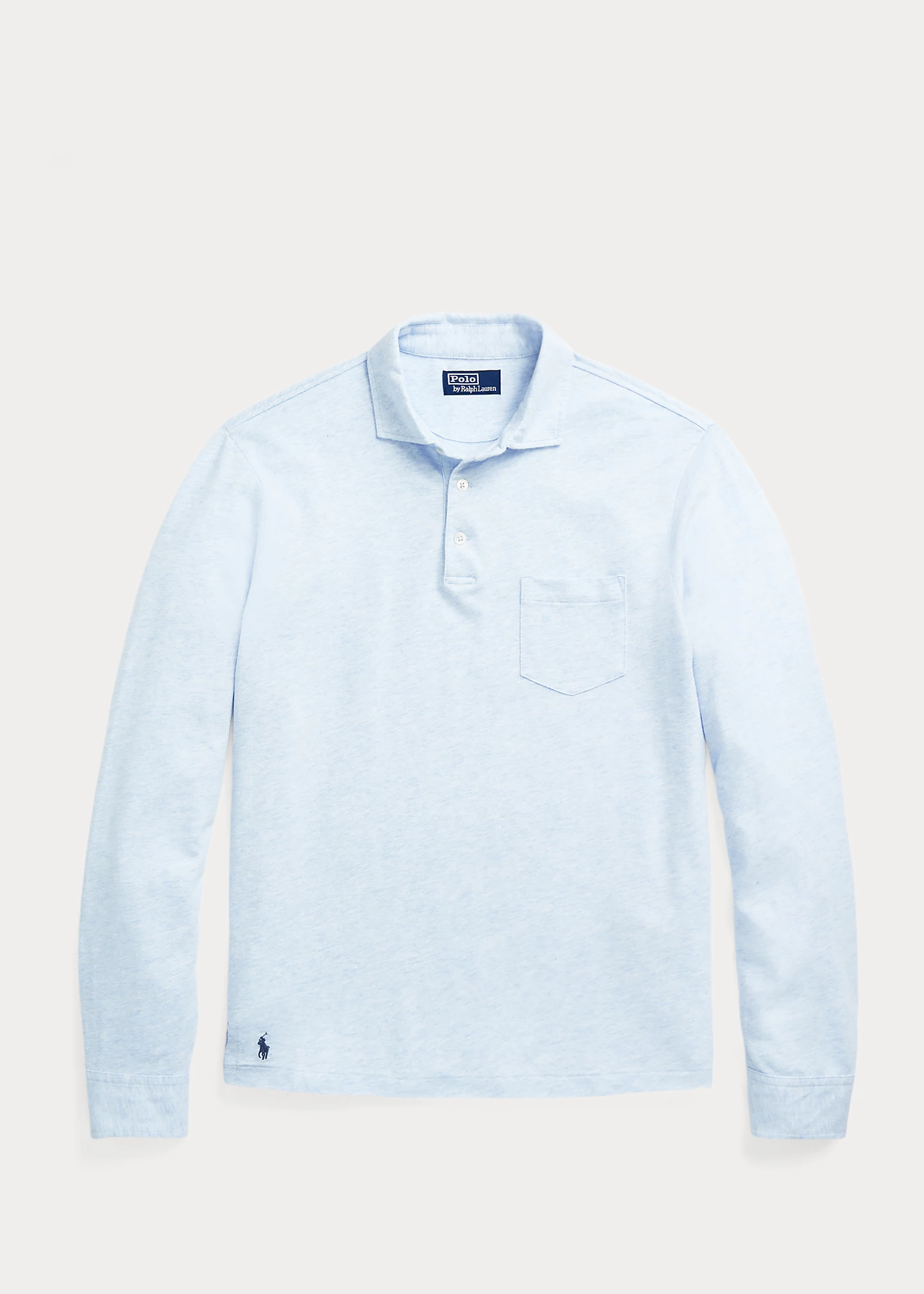 Custom Slim Cotton-Linen Oxford Polo