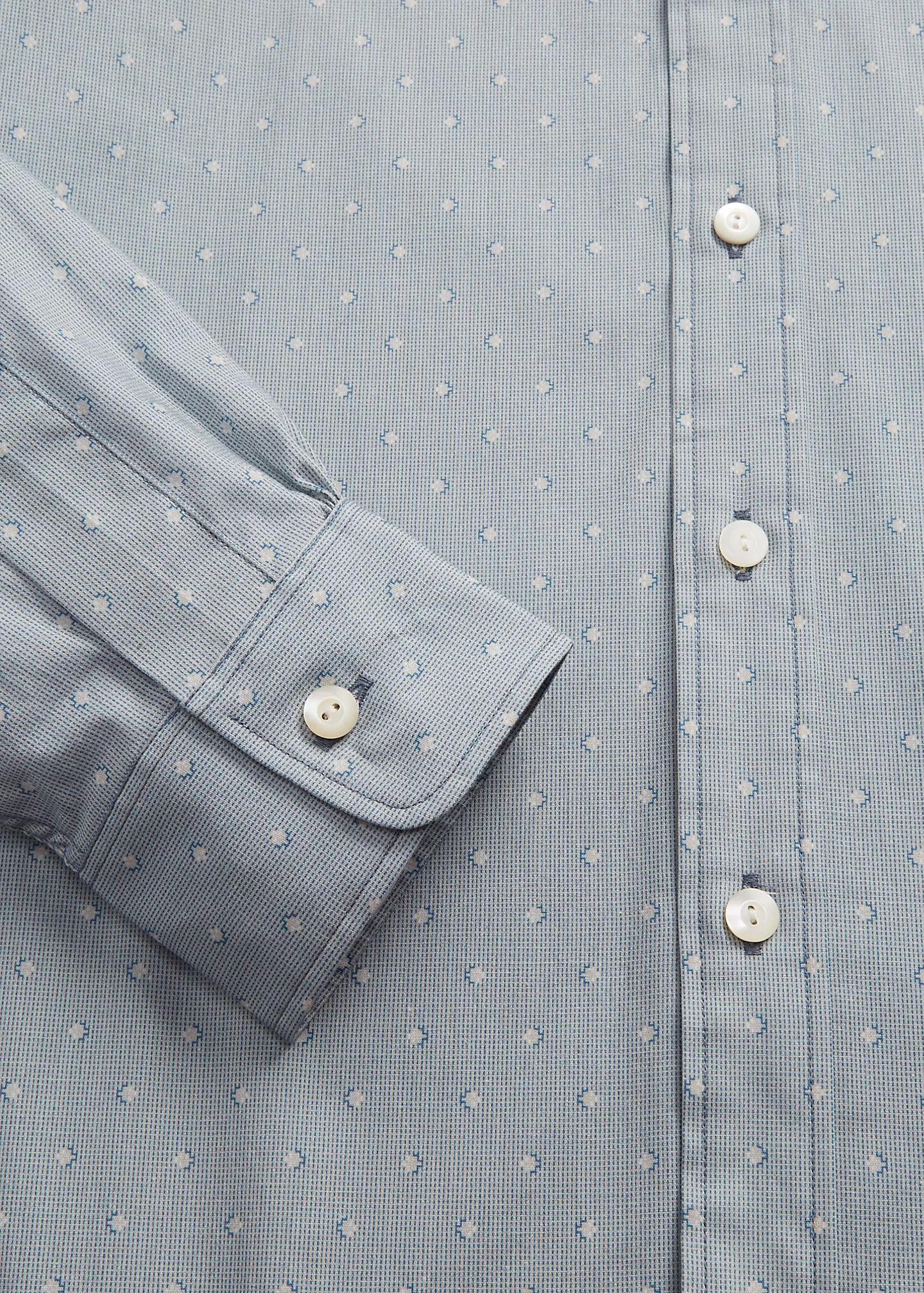 Slim Fit Print Woven Shirt