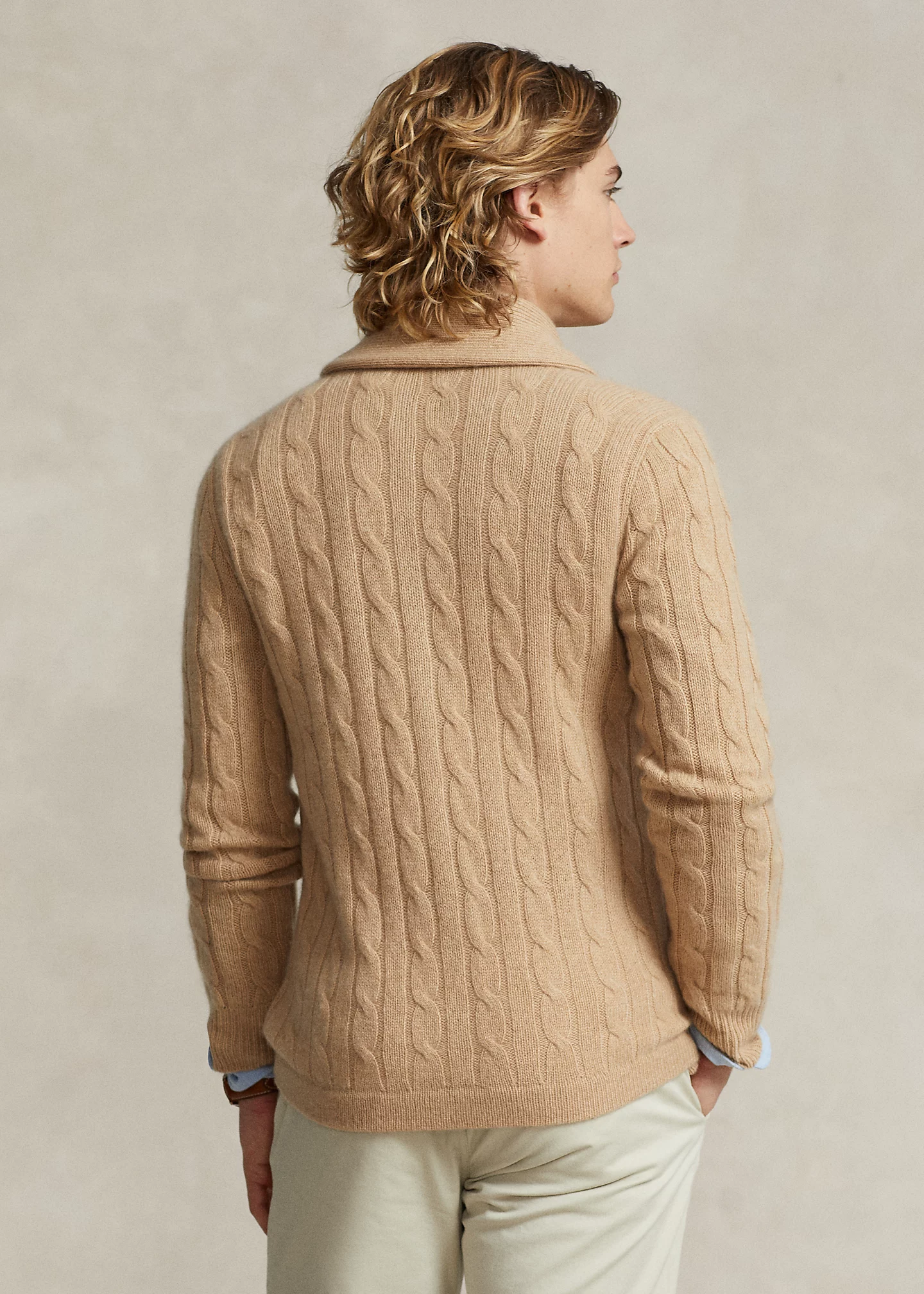 Cable-Knit Cashmere Cardigan