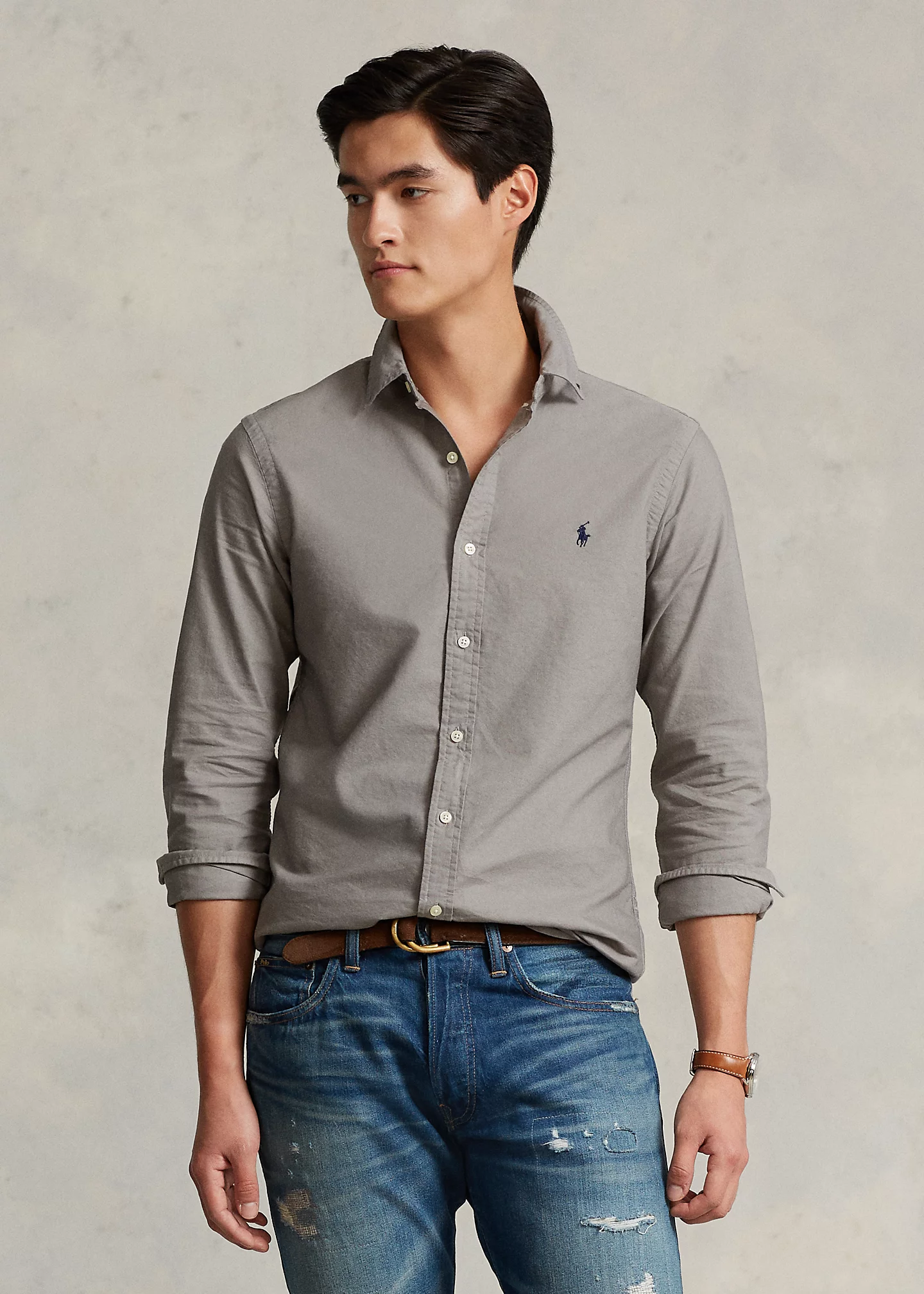 Garment-Dyed Oxford Shirt - All Fits