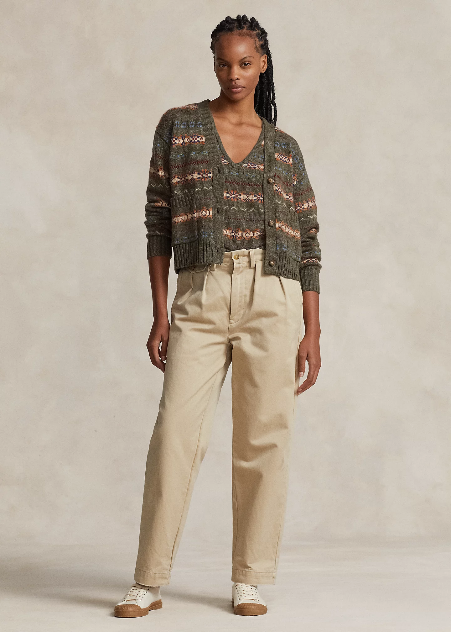 Fair Isle Sweater Tank Top