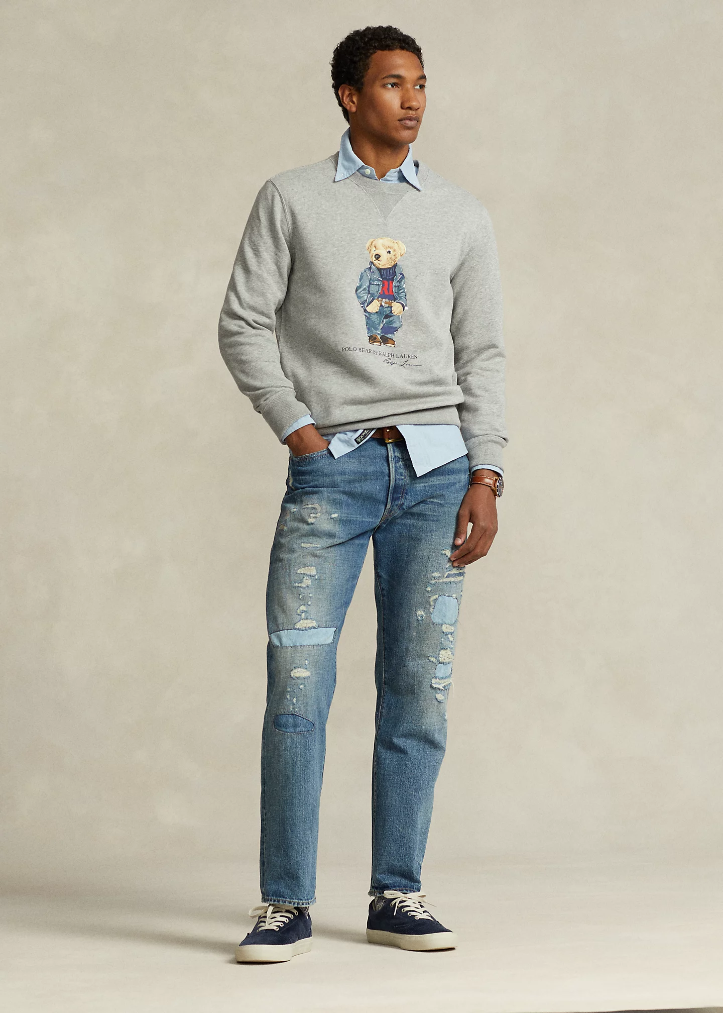 Polo Bear Fleece Sweatshirt