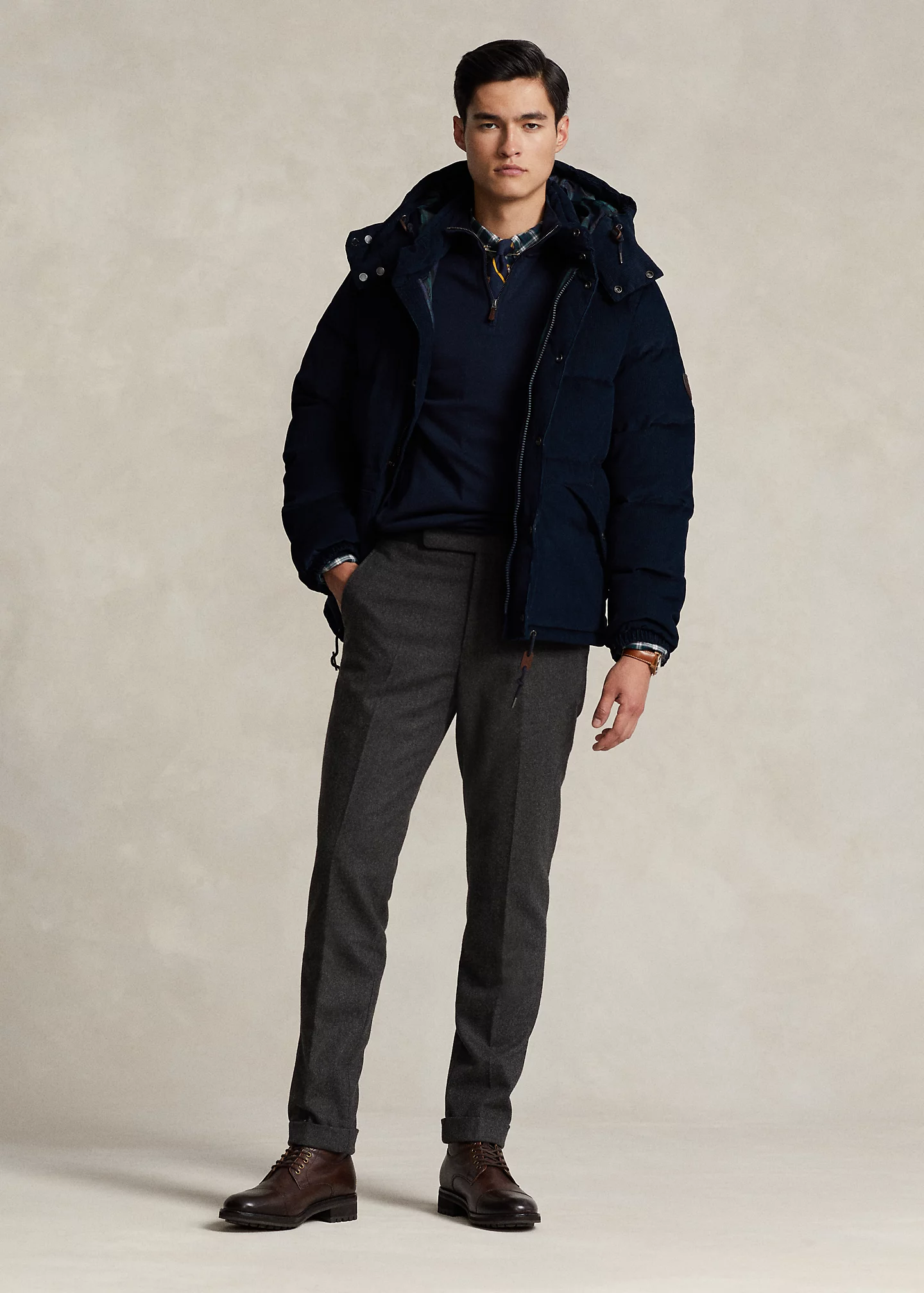 The Wainwright Corduroy Down Jacket