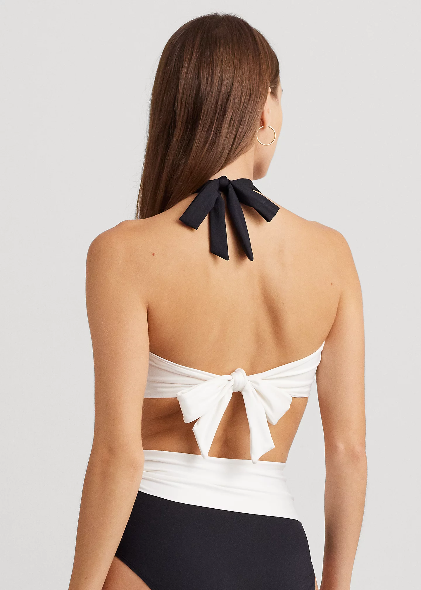 Twisted-Front Bandeau Top