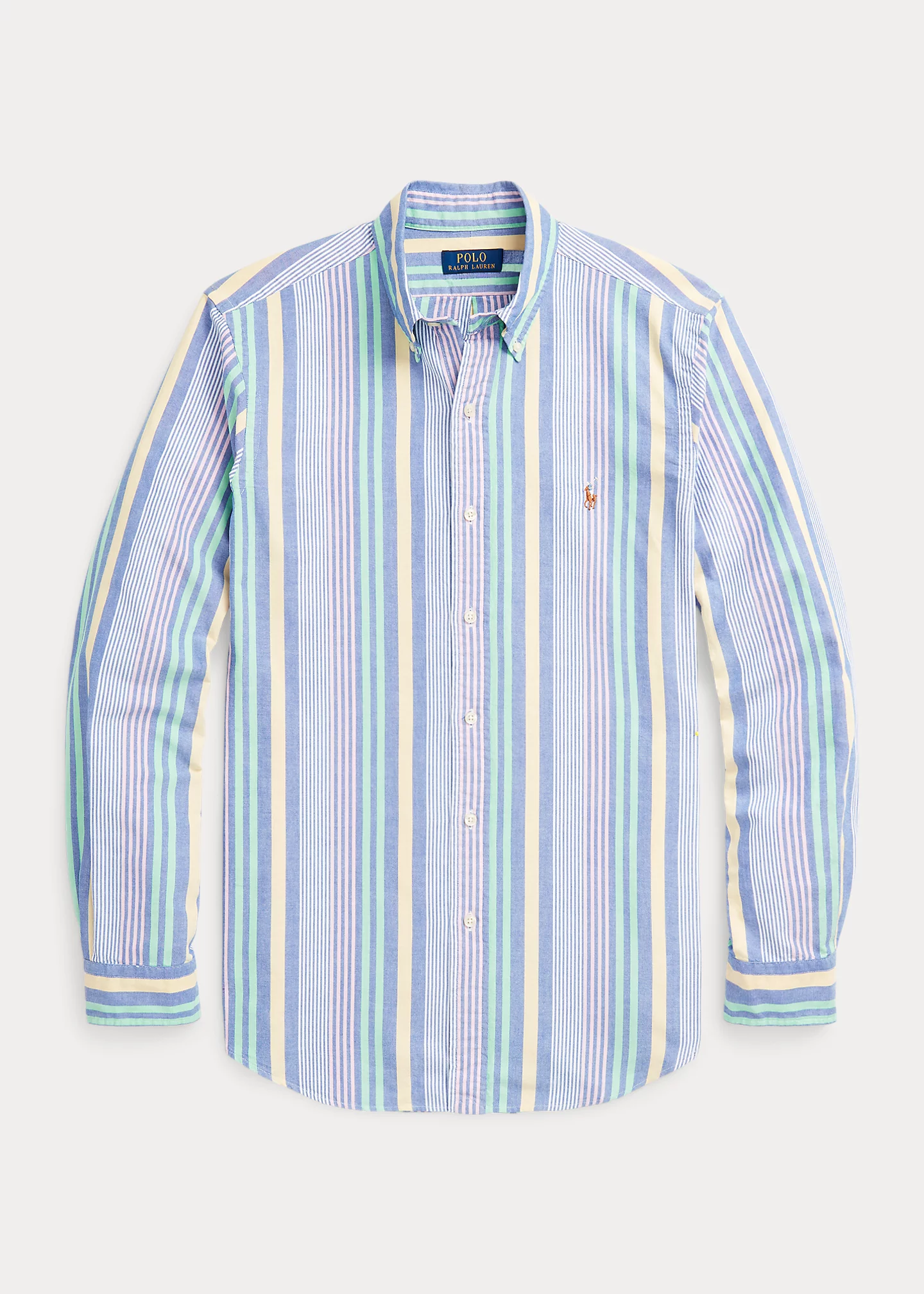 Classic Fit Striped Oxford Shirt