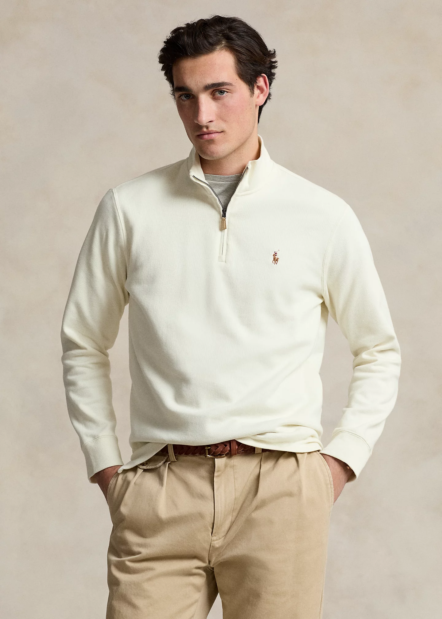 Estate-Rib Quarter-Zip Pullover