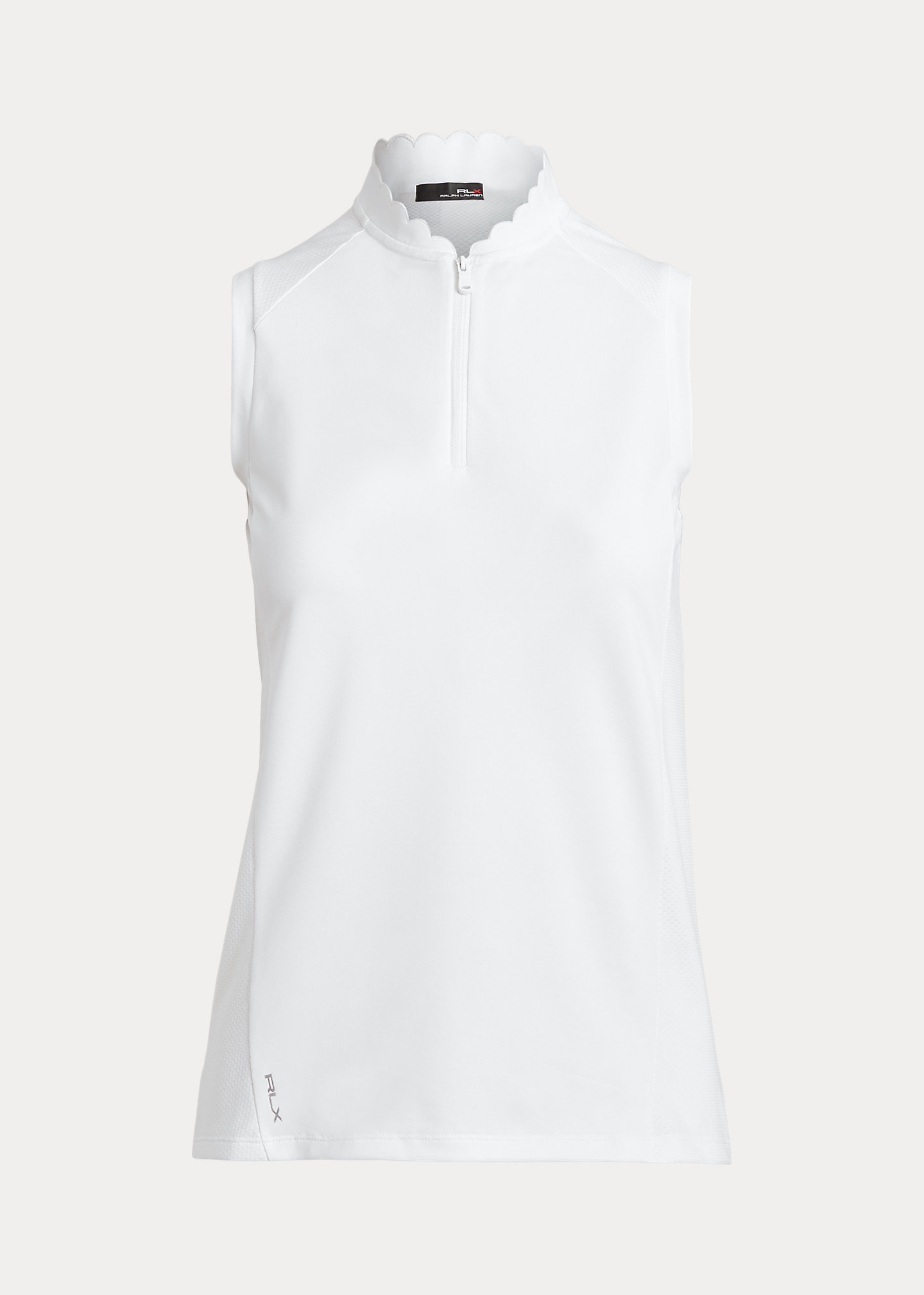 Sleeveless Quarter-Zip Polo Shirt