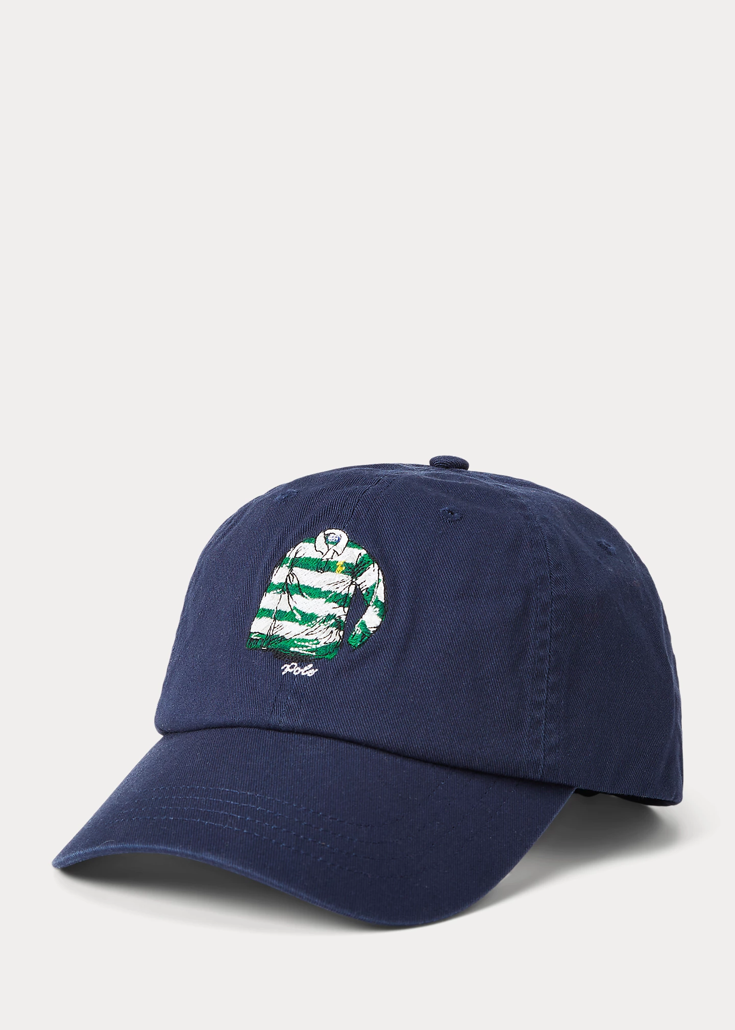 Rugby Shirt–Embroidered Twill Ball Cap