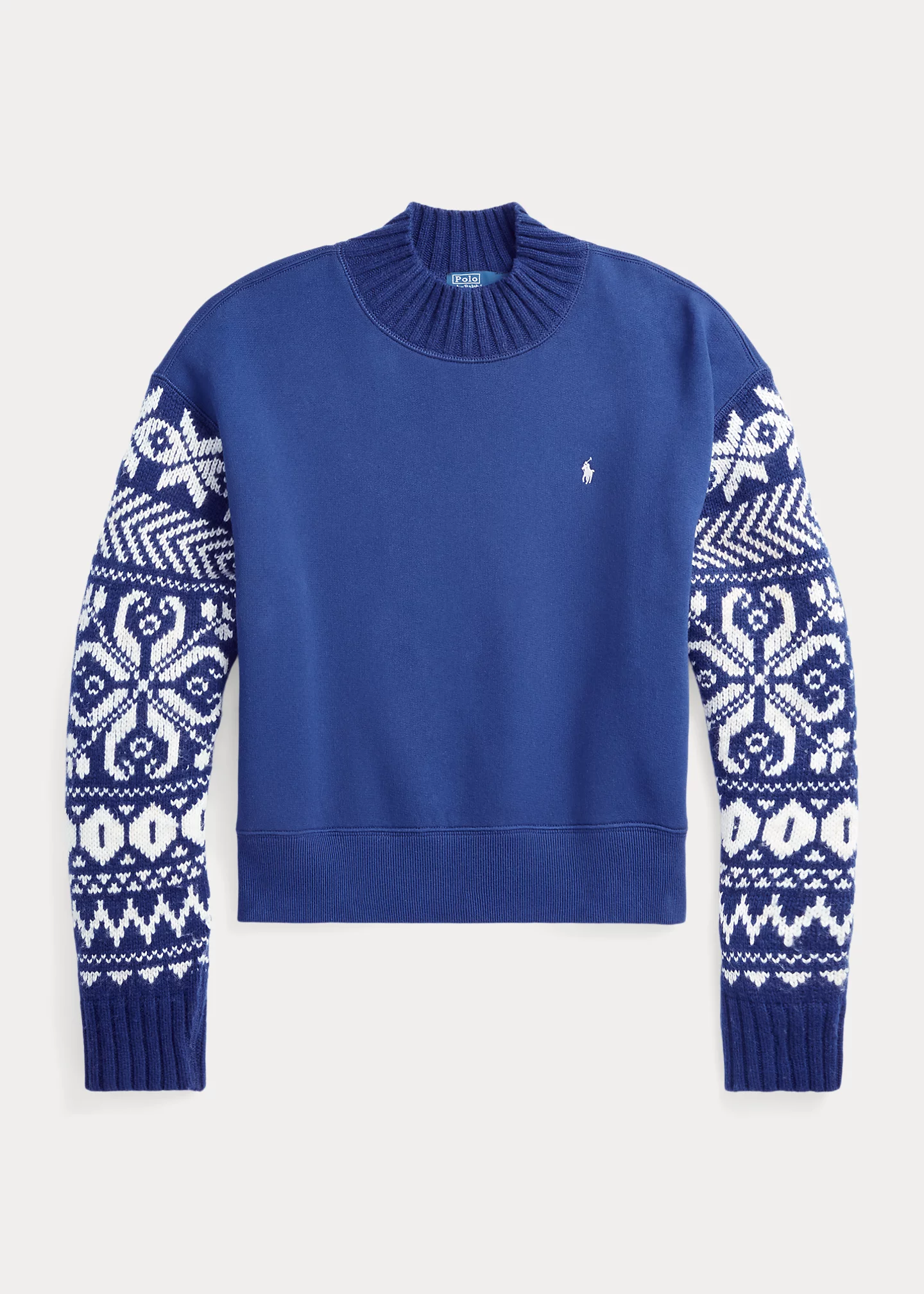 Hybrid Mockneck Pullover