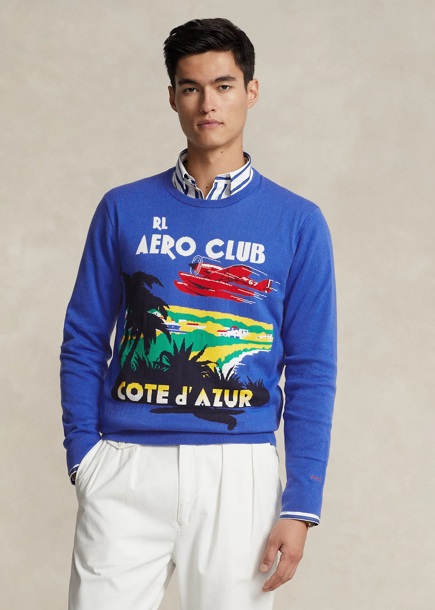 Cotton Graphic Sweater