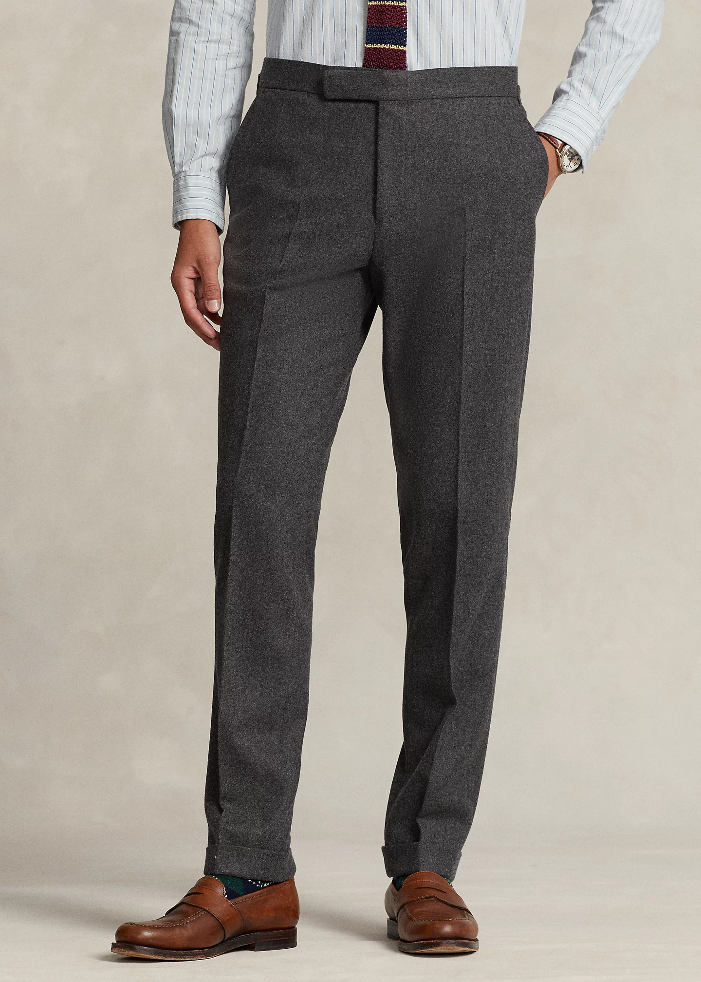 Polo Tailored Wool Flannel Suit