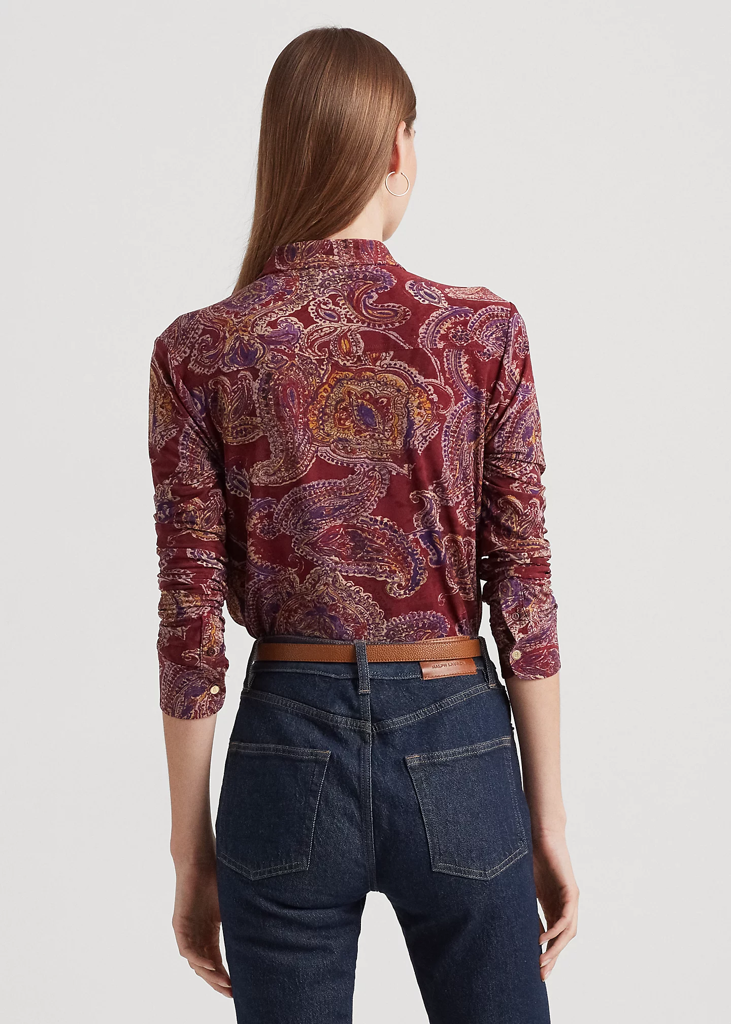 Paisley Stretch Jersey Shirt