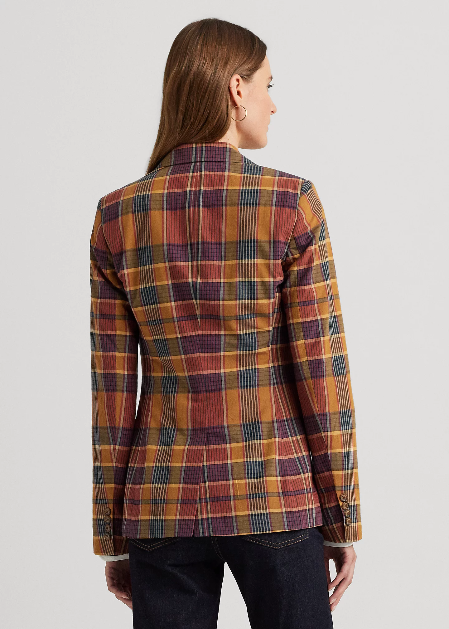 Cotton Madras Blazer