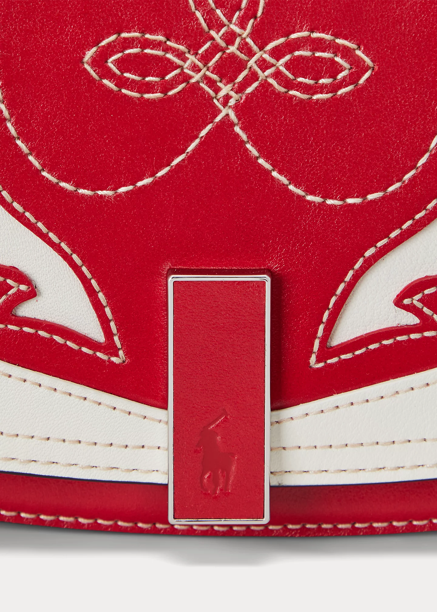 Polo ID Western Leather Saddle Bag