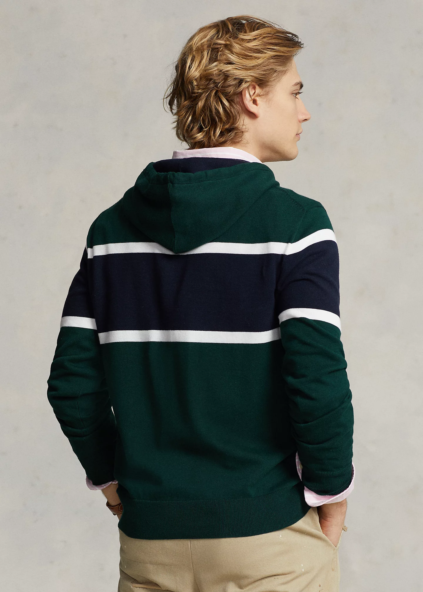 Logo Cotton Hooded Sweater