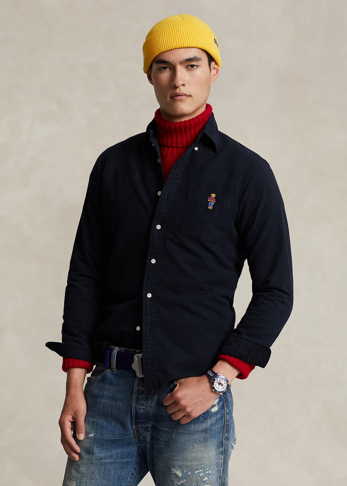 Classic Fit Polo Bear Oxford Shirt