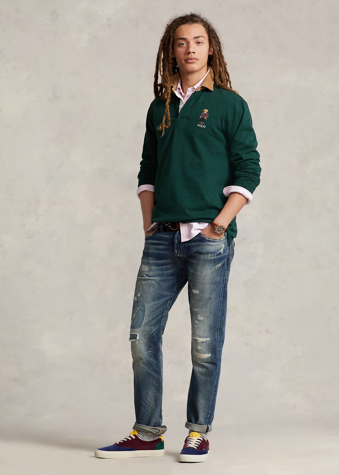 Classic Fit Polo Bear Rugby Shirt