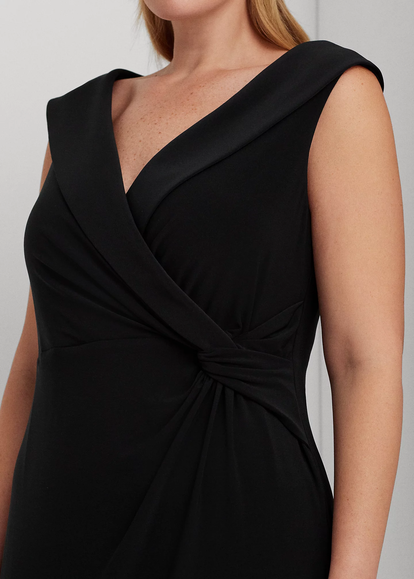 Jersey Off-the-Shoulder Gown