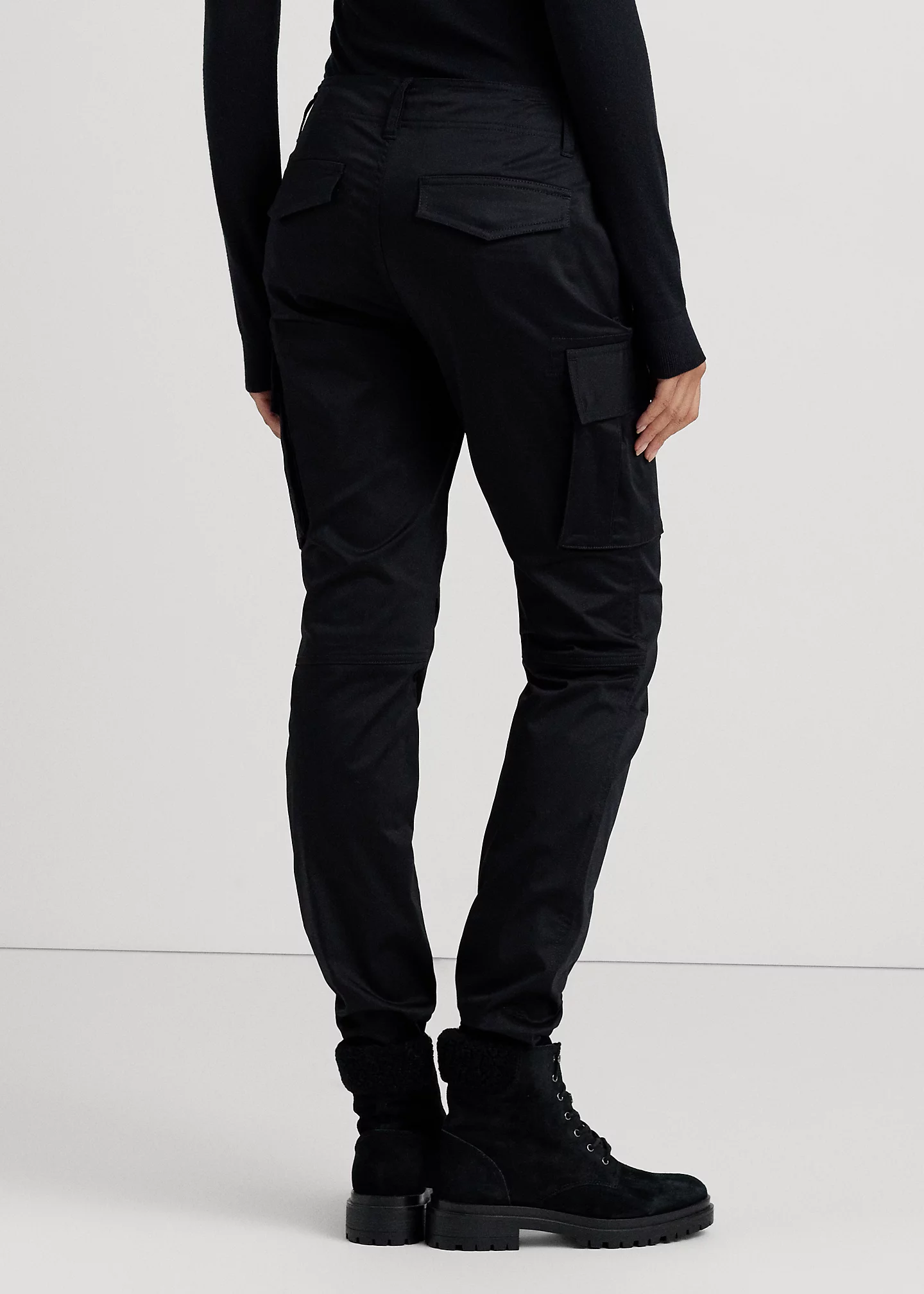 Cotton Sateen Cargo Pant