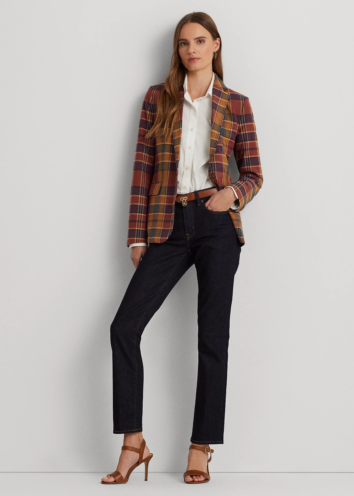 Cotton Madras Blazer
