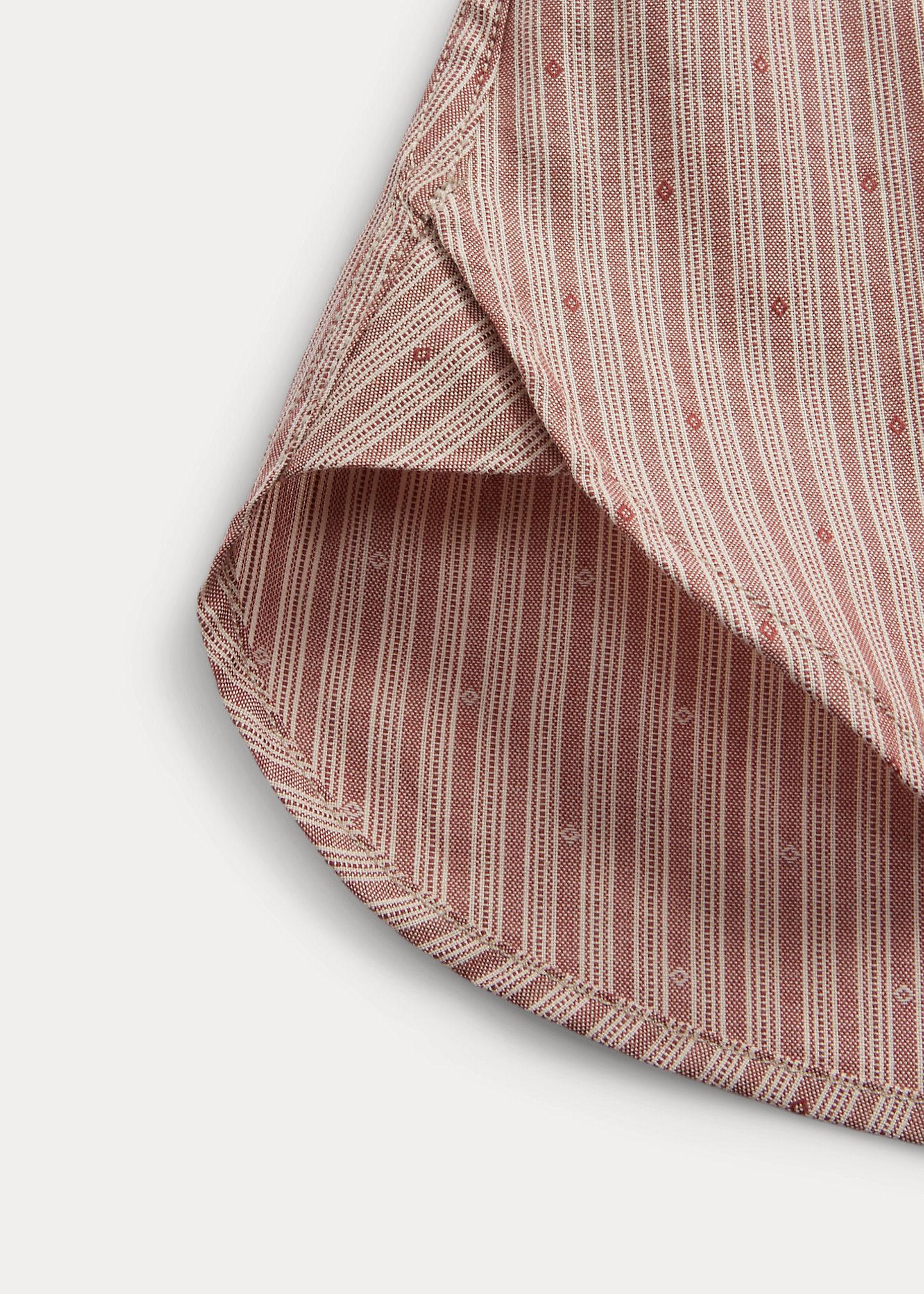 Slim Fit Geo-Striped Dobby Shirt