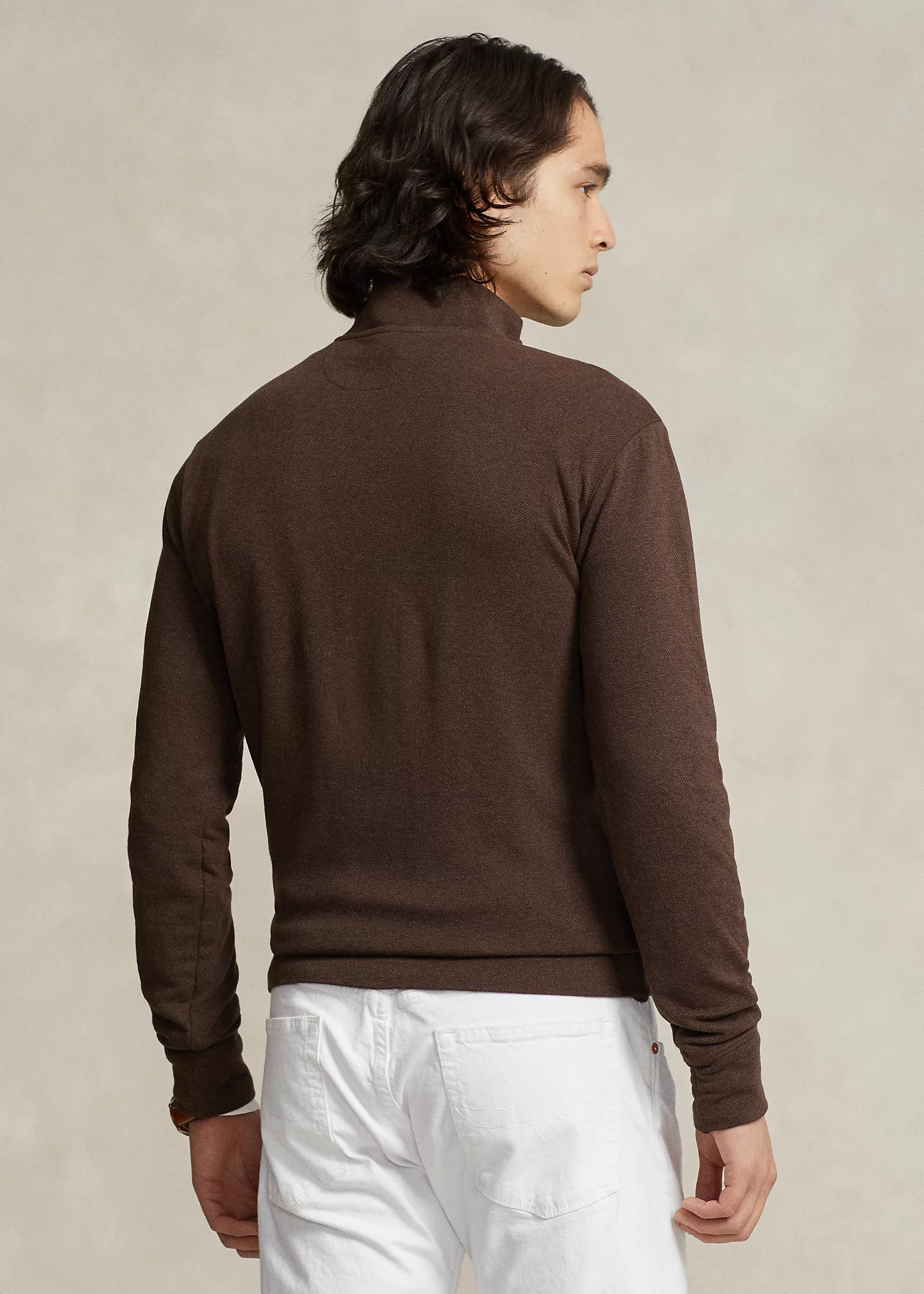 Luxury Jersey Quarter-Zip Pullover