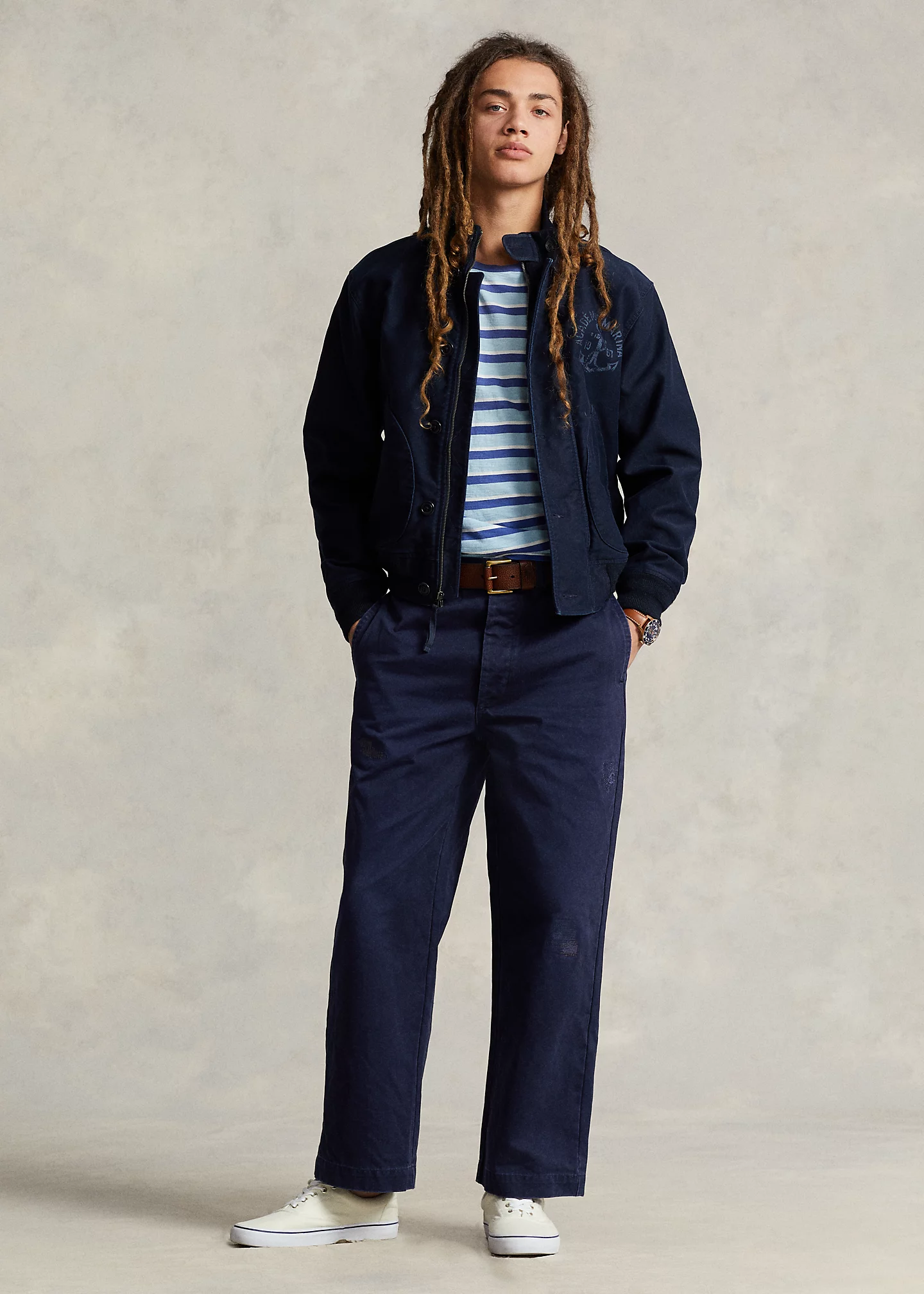 Burroughs Relaxed Fit Distressed Pant