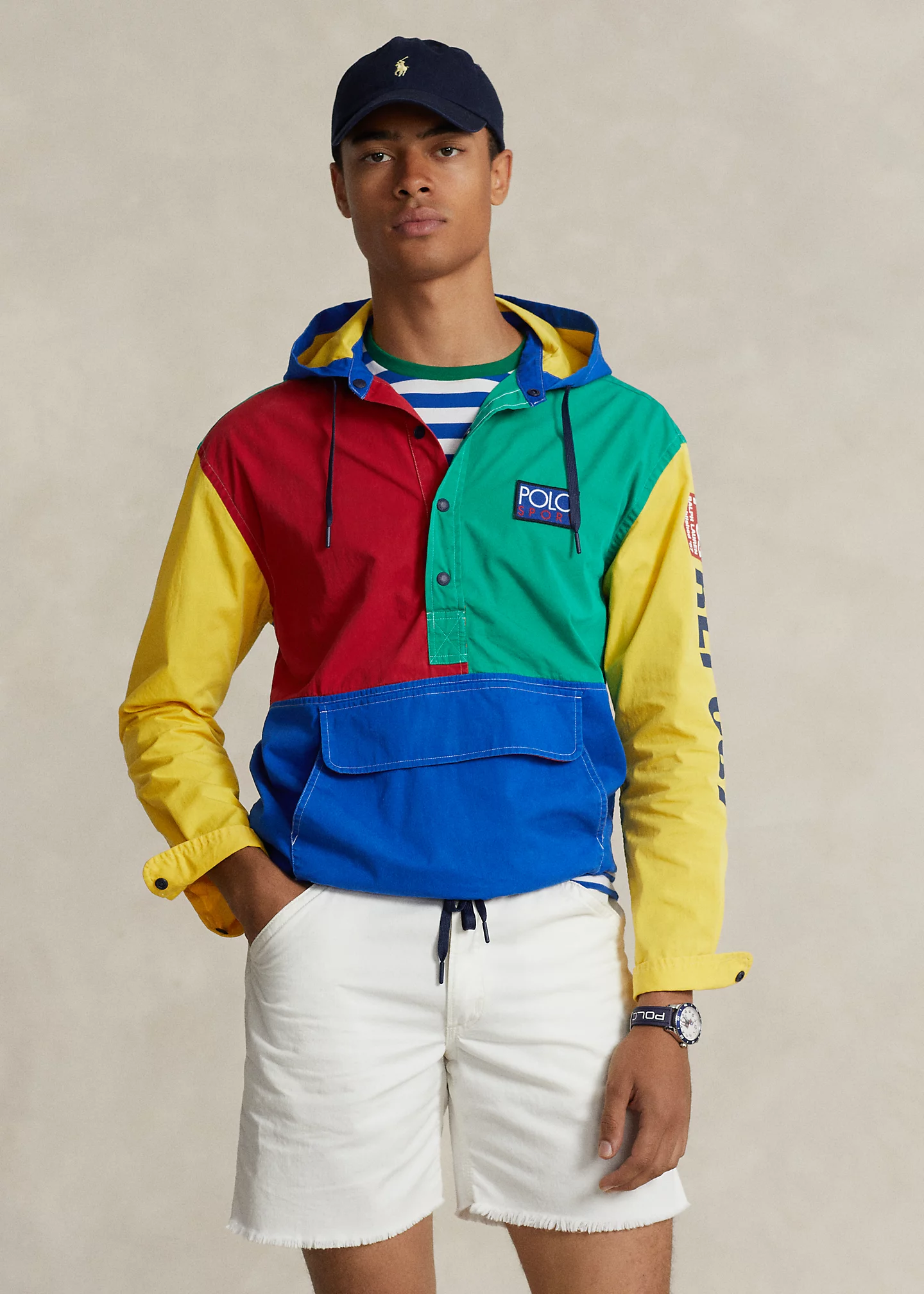 Polo Sport Hooded Popover Shirt