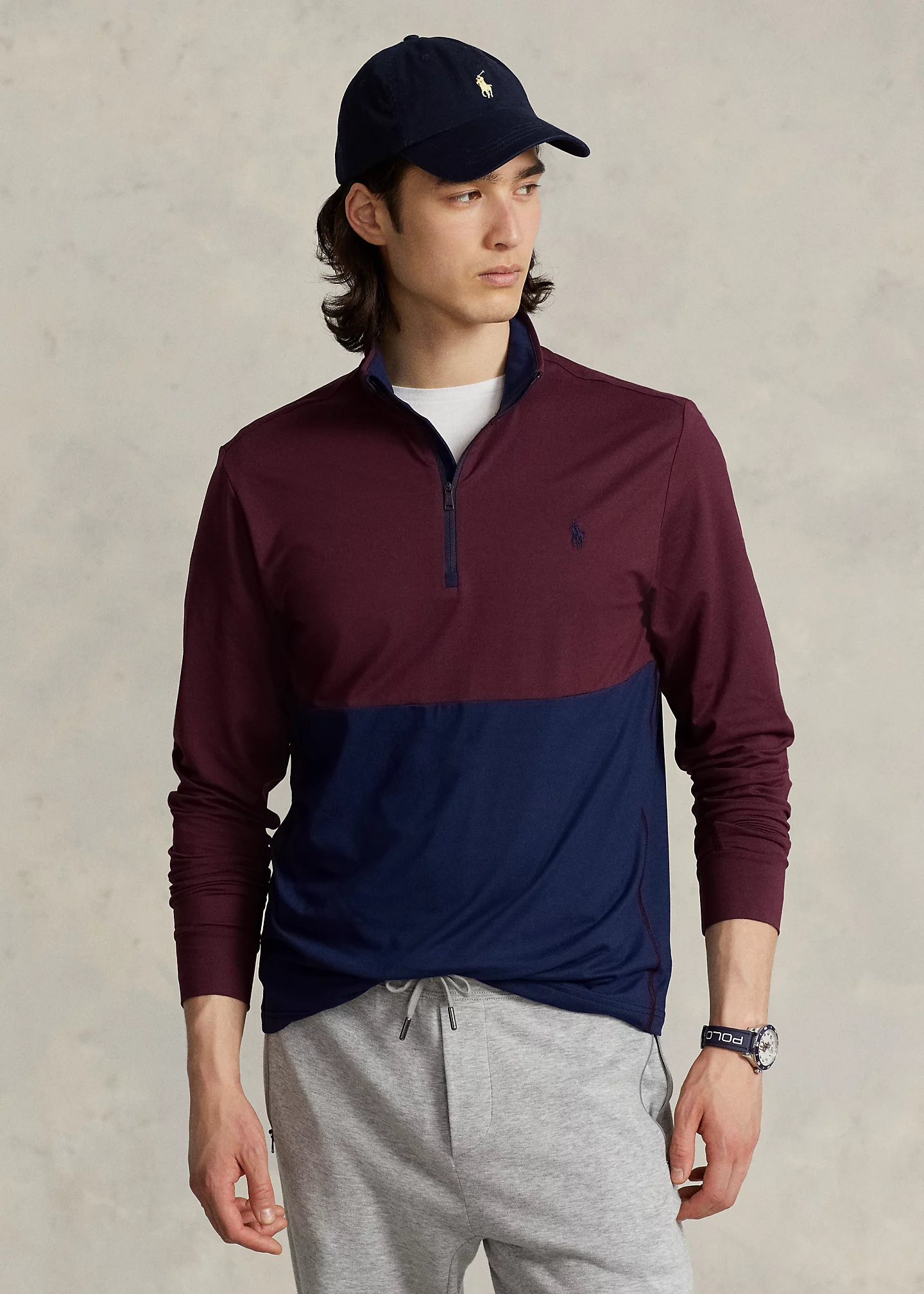 Performance Jersey Quarter-Zip Pullover