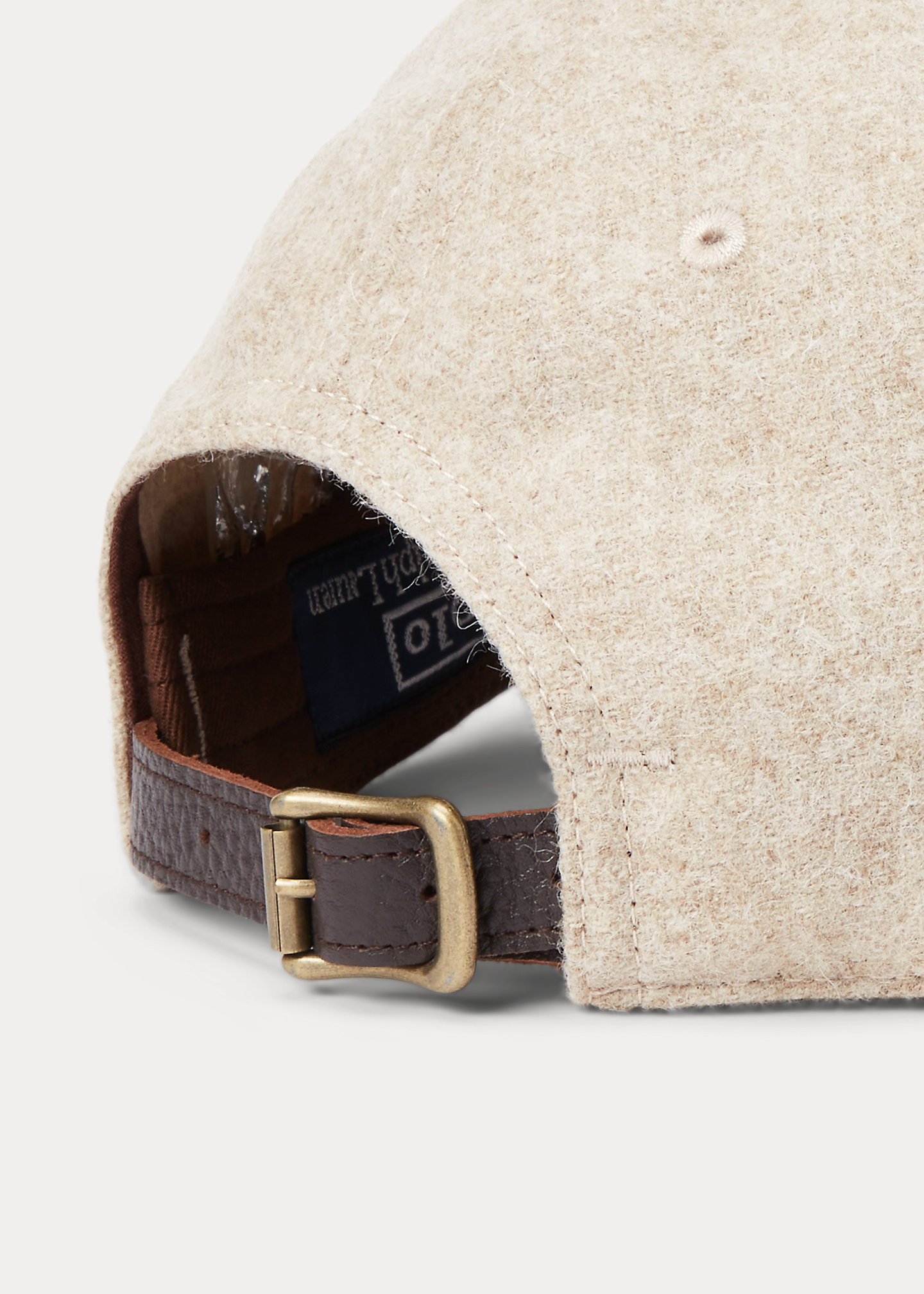 Suede-Bill Wool Twill Ball Cap