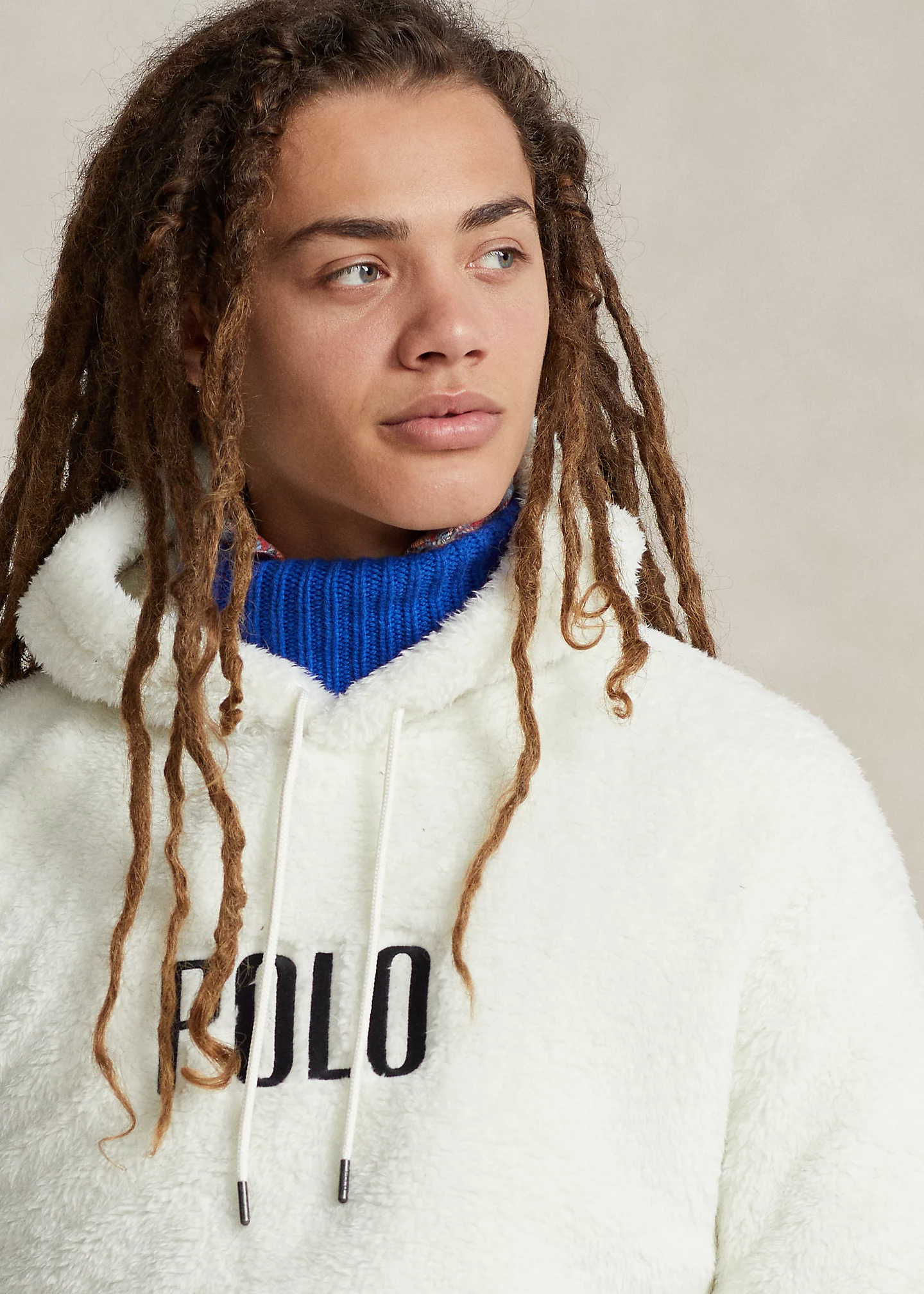 Logo Pile Fleece Hoodie