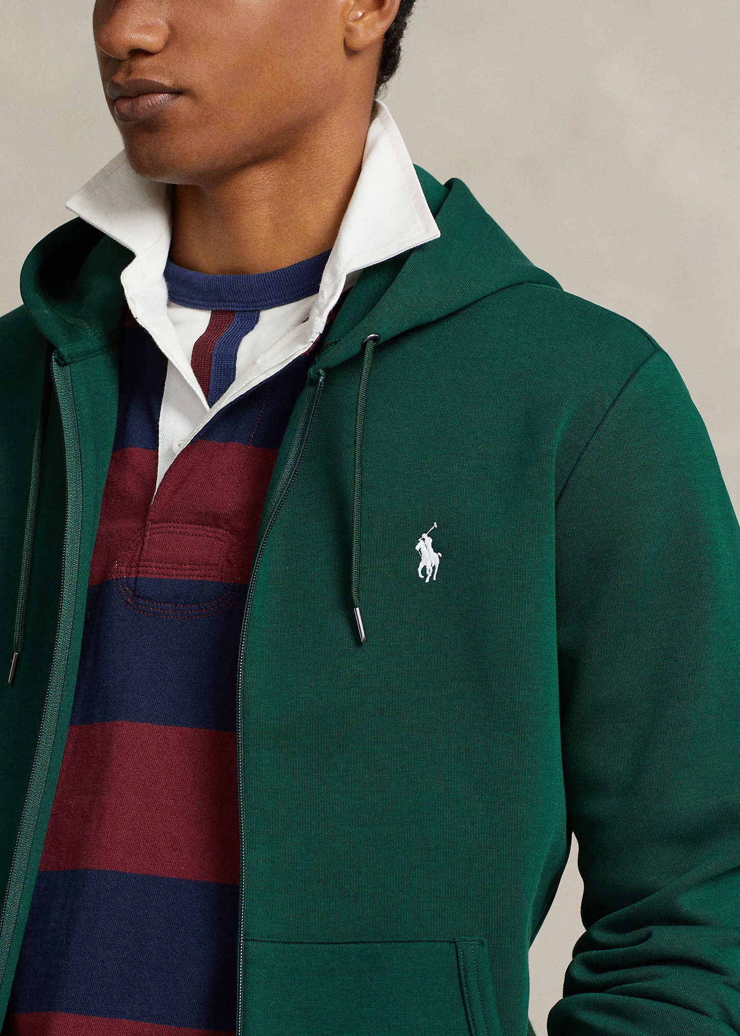 Double-Knit Full-Zip Hoodie