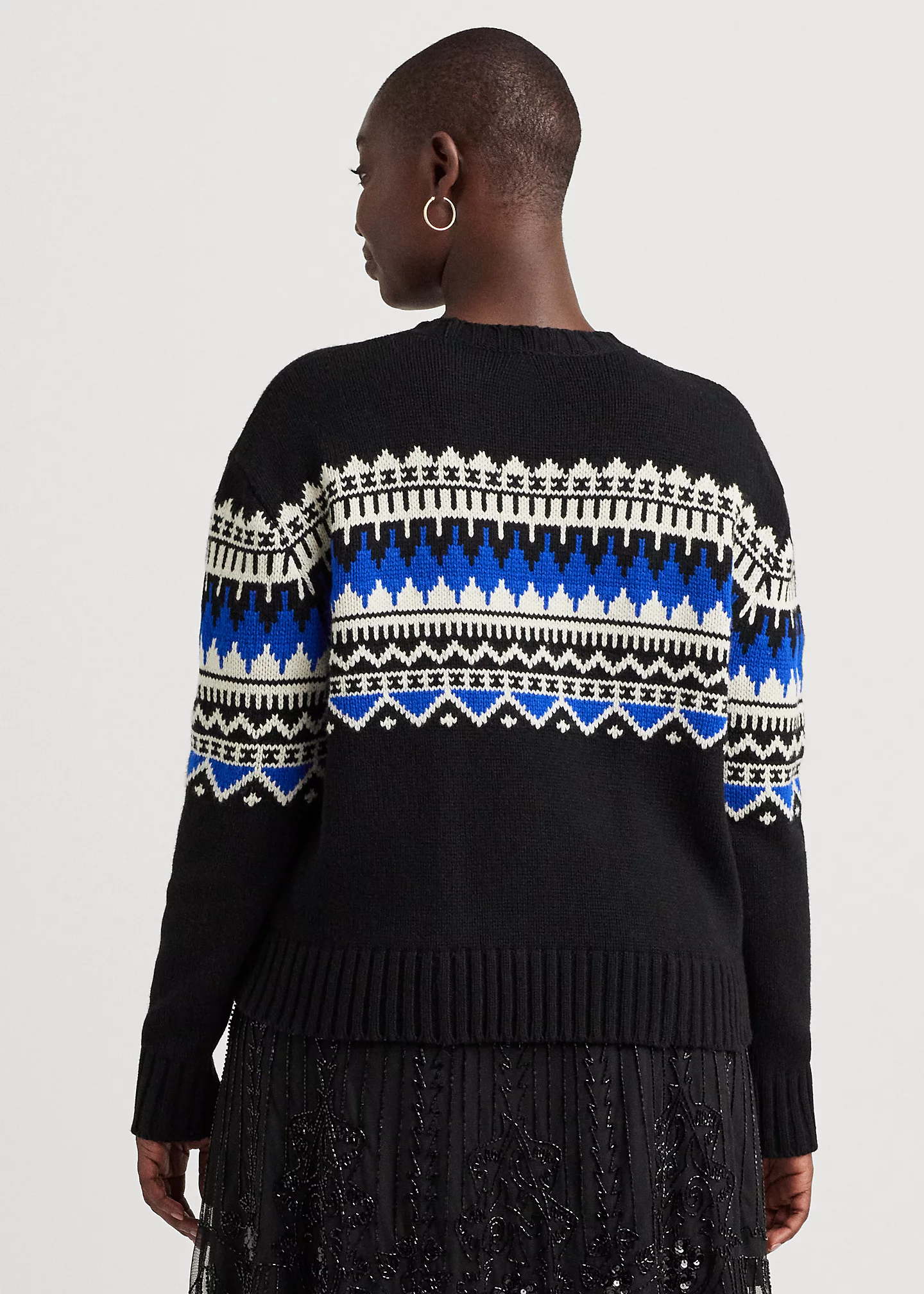 Fair Isle Wool-Blend Crewneck Sweater