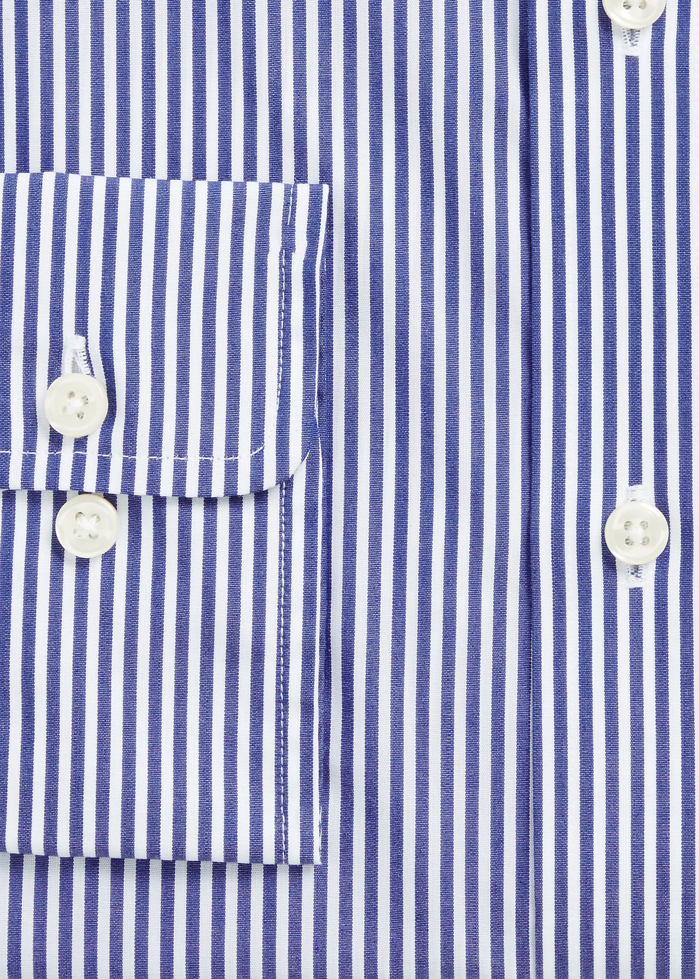 Classic Fit Striped Poplin Shirt