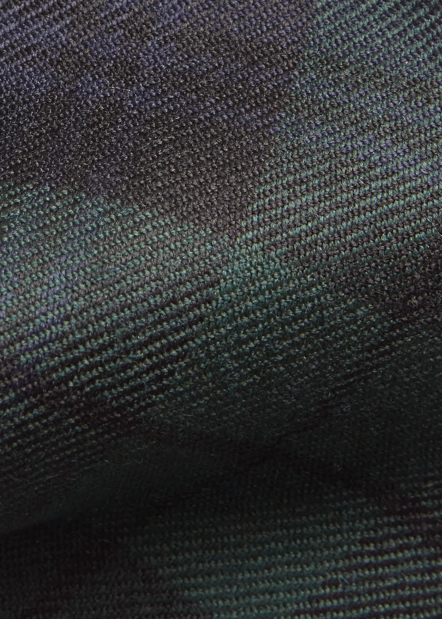 Handmade Fringed Plaid Wool Tie