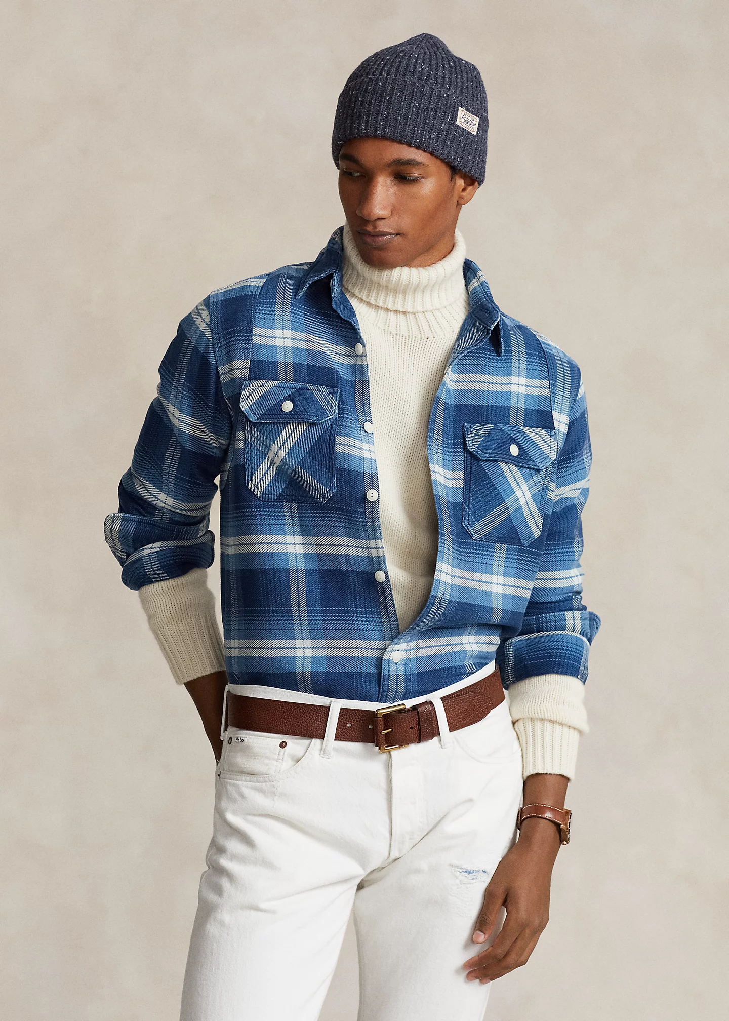 Classic Fit Plaid Flannel Workshirt
