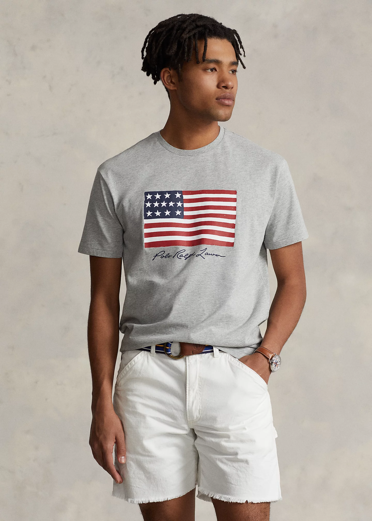 Classic Fit Flag Jersey T-Shirt