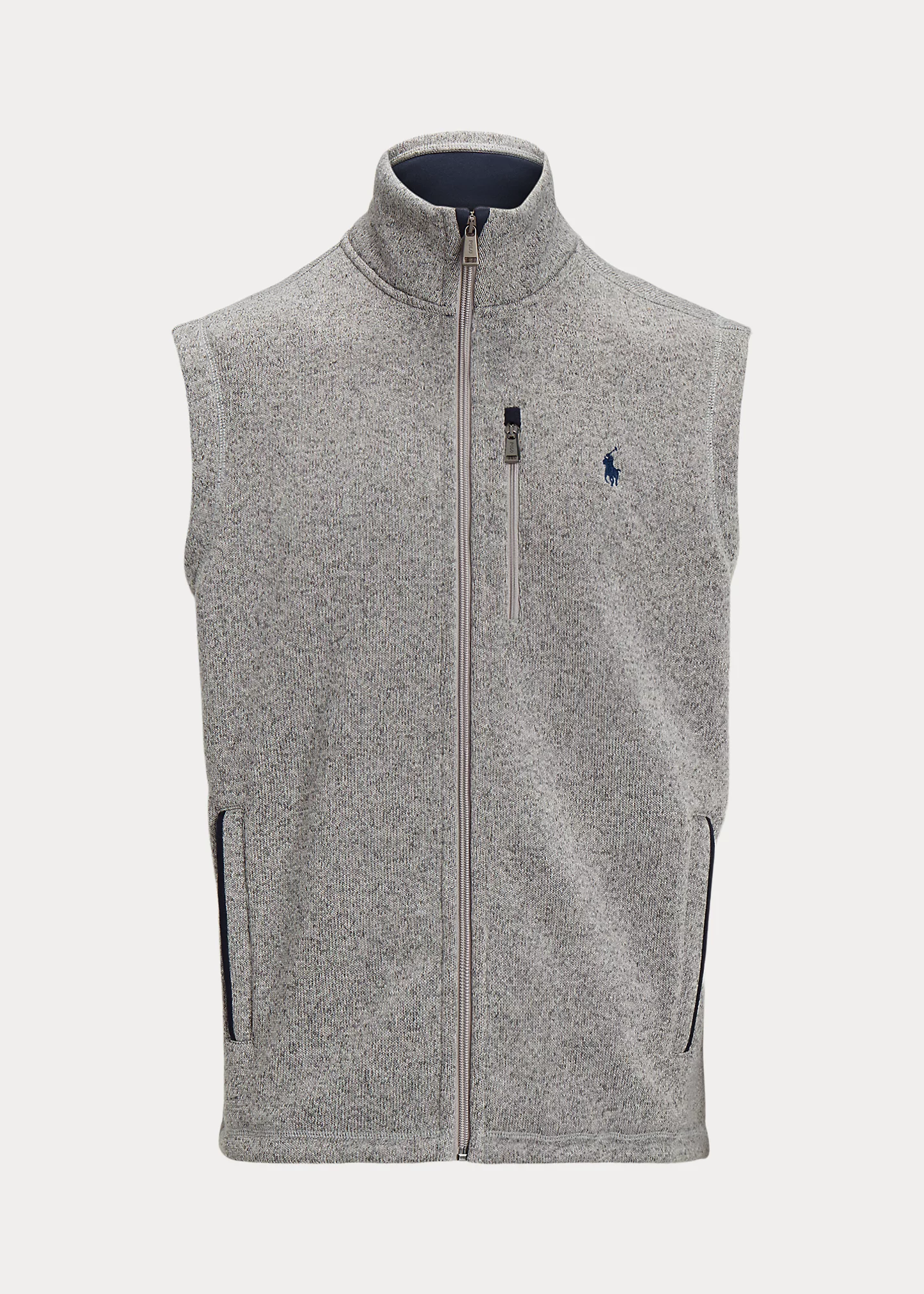 Brushed Fleece Full-Zip Vest