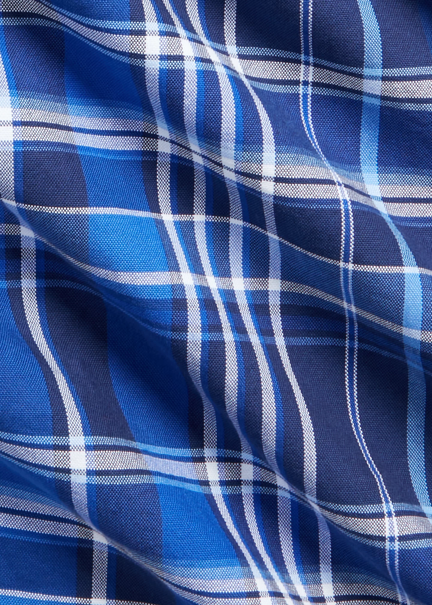 Classic Fit Plaid Oxford Shirt