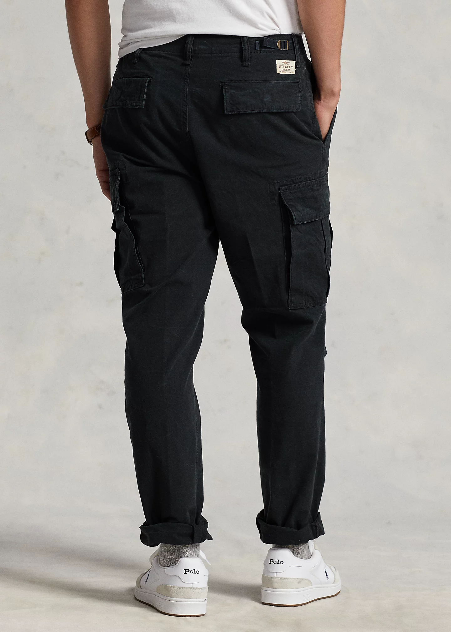 Relaxed Fit Canvas Cargo Pant