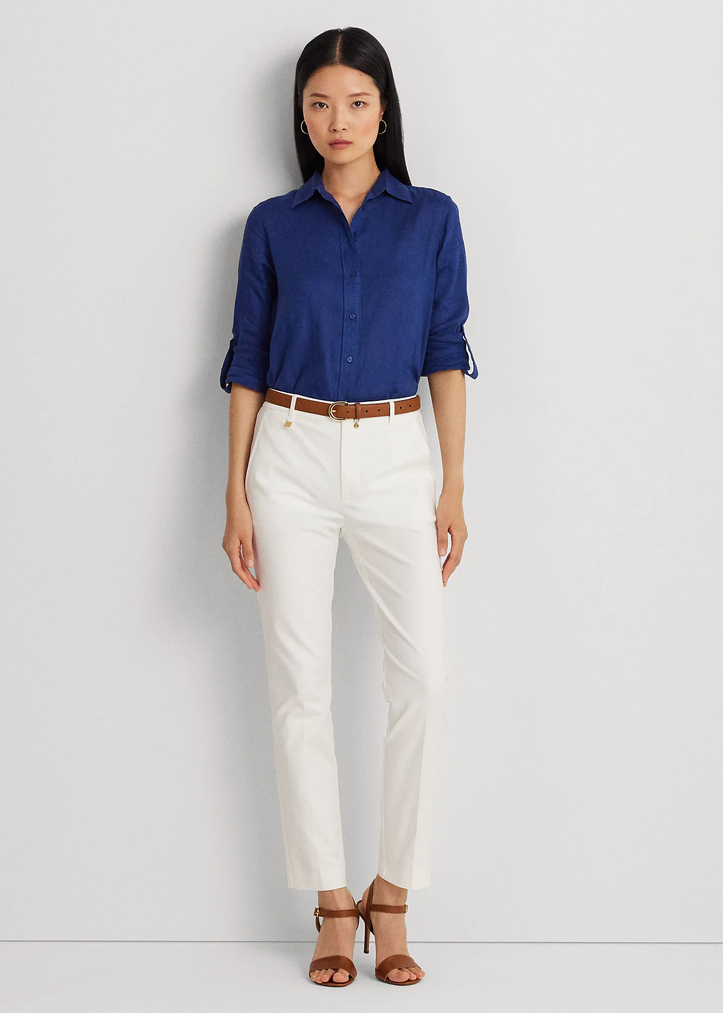 Double-Faced Stretch Cotton Pant