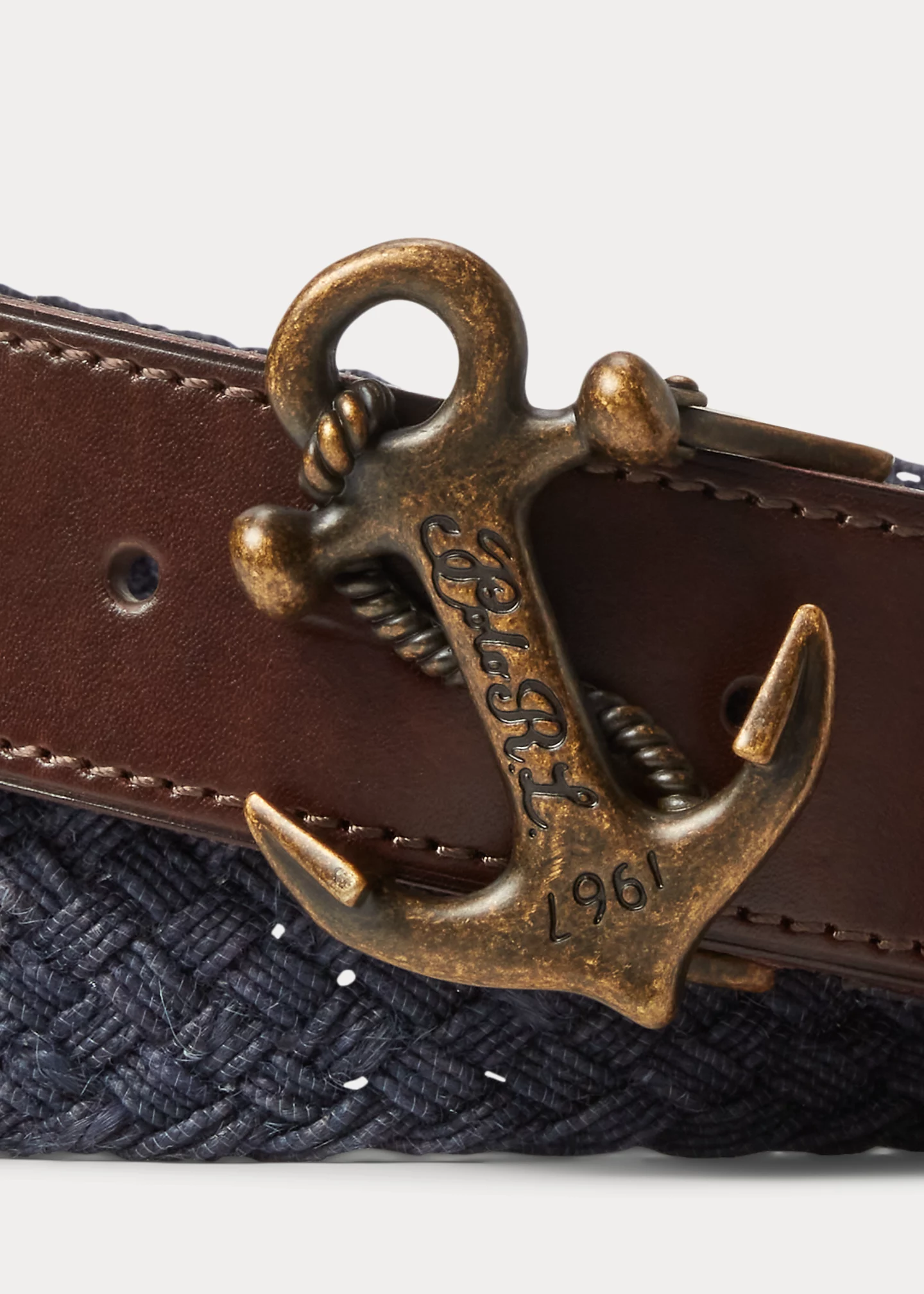 Anchor-Buckle Braided Jute Belt