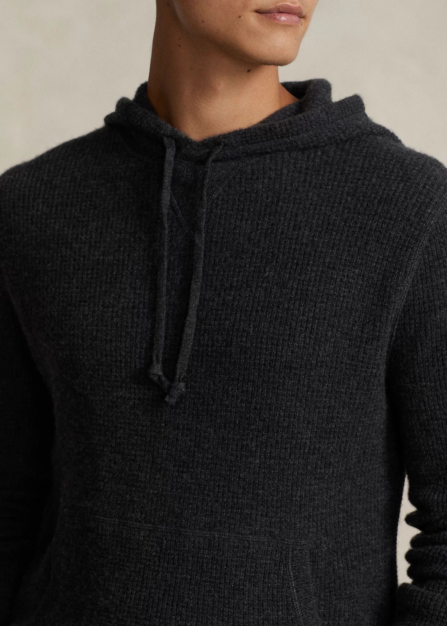 Washable Cashmere Hooded Sweater