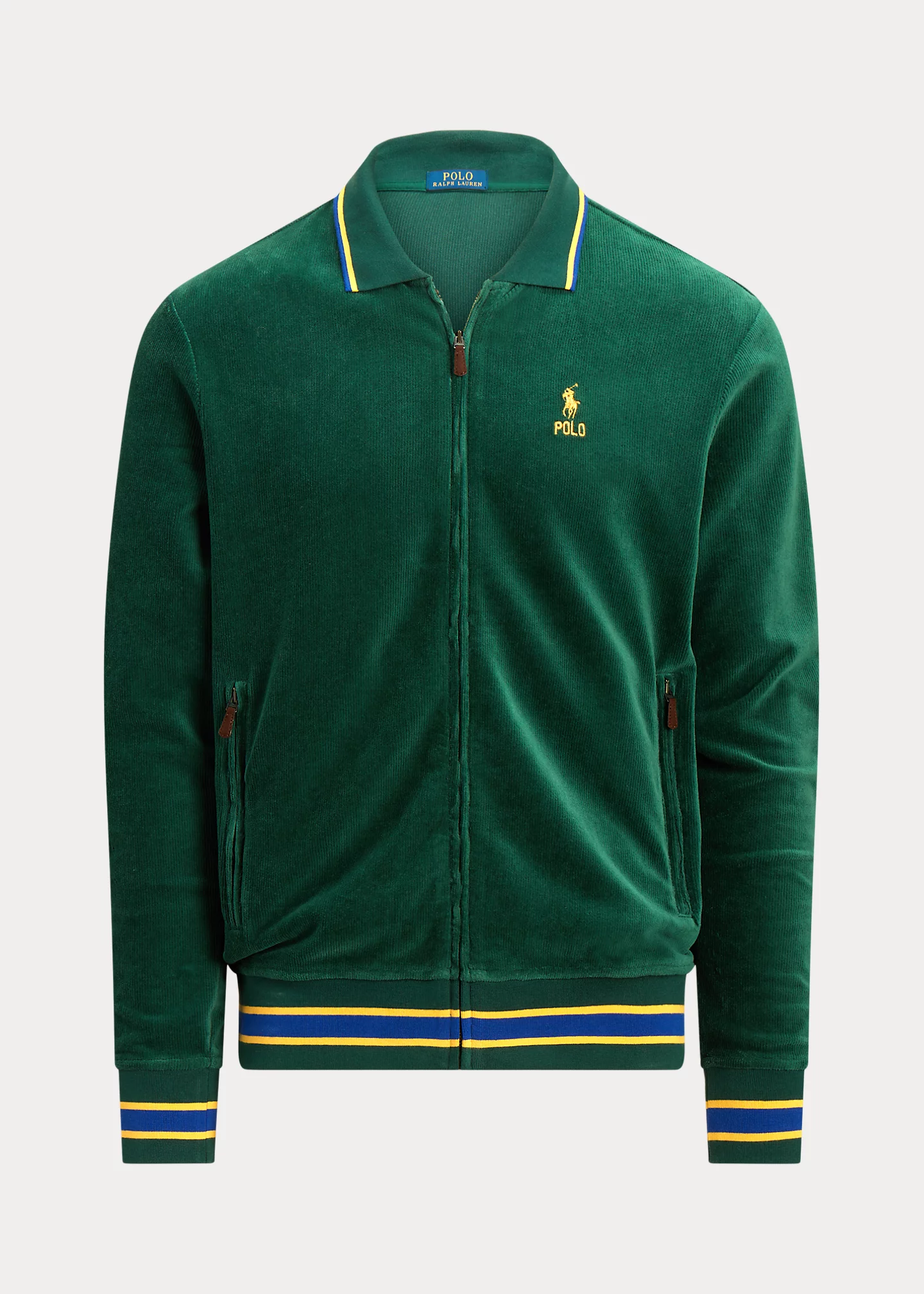 Knit Corduroy Track Jacket