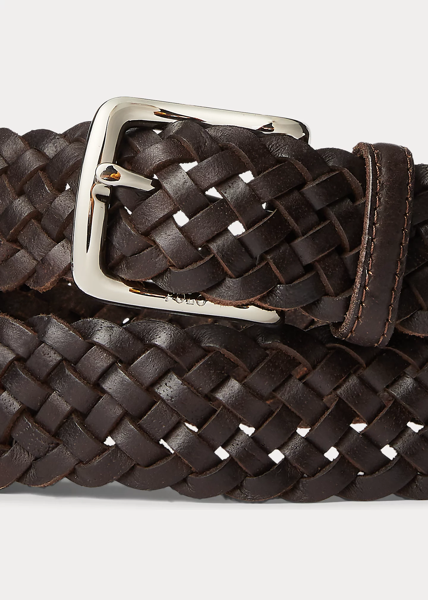Braided Vachetta Leather Belt