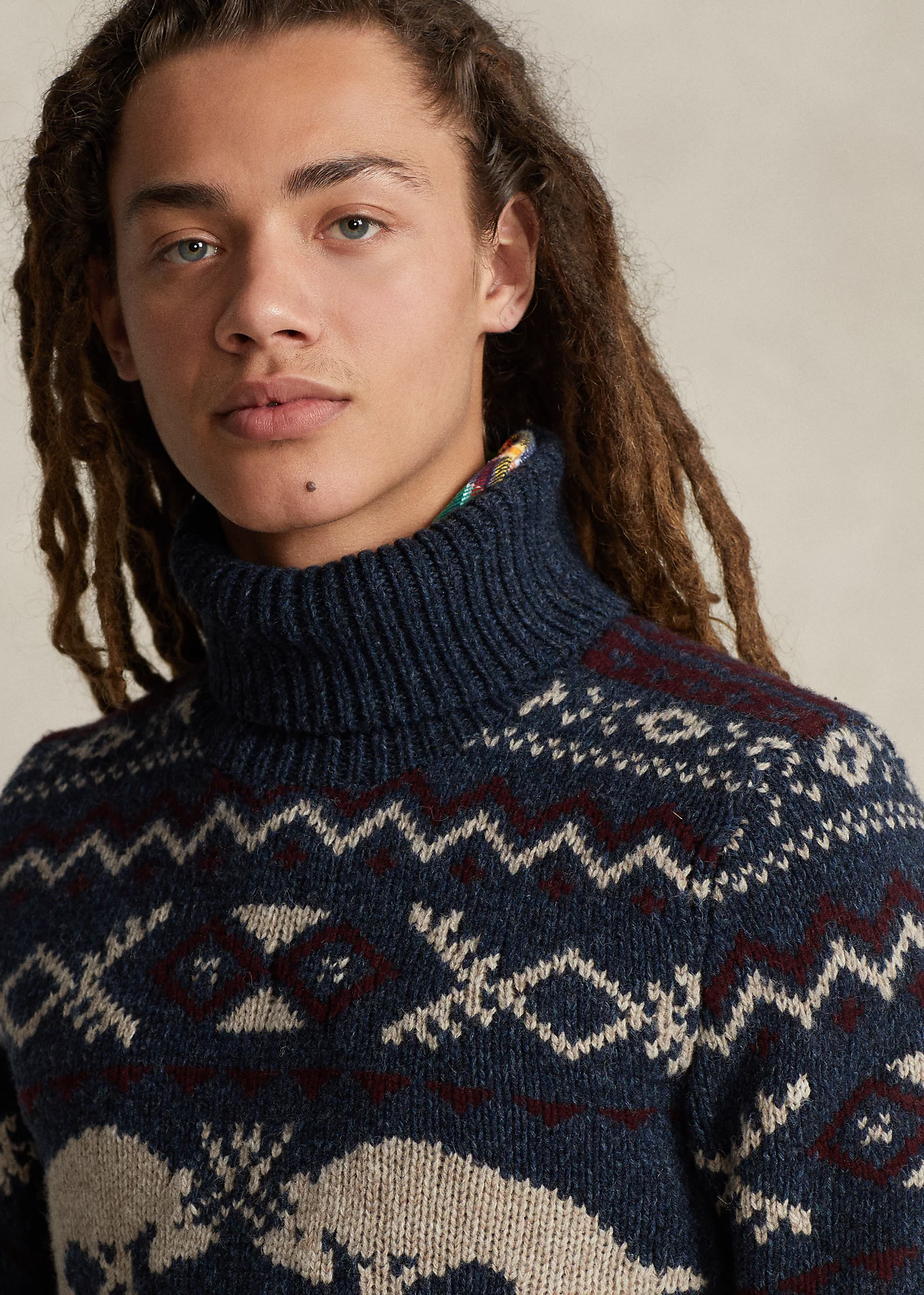 Wool-Cashmere Turtleneck Sweater